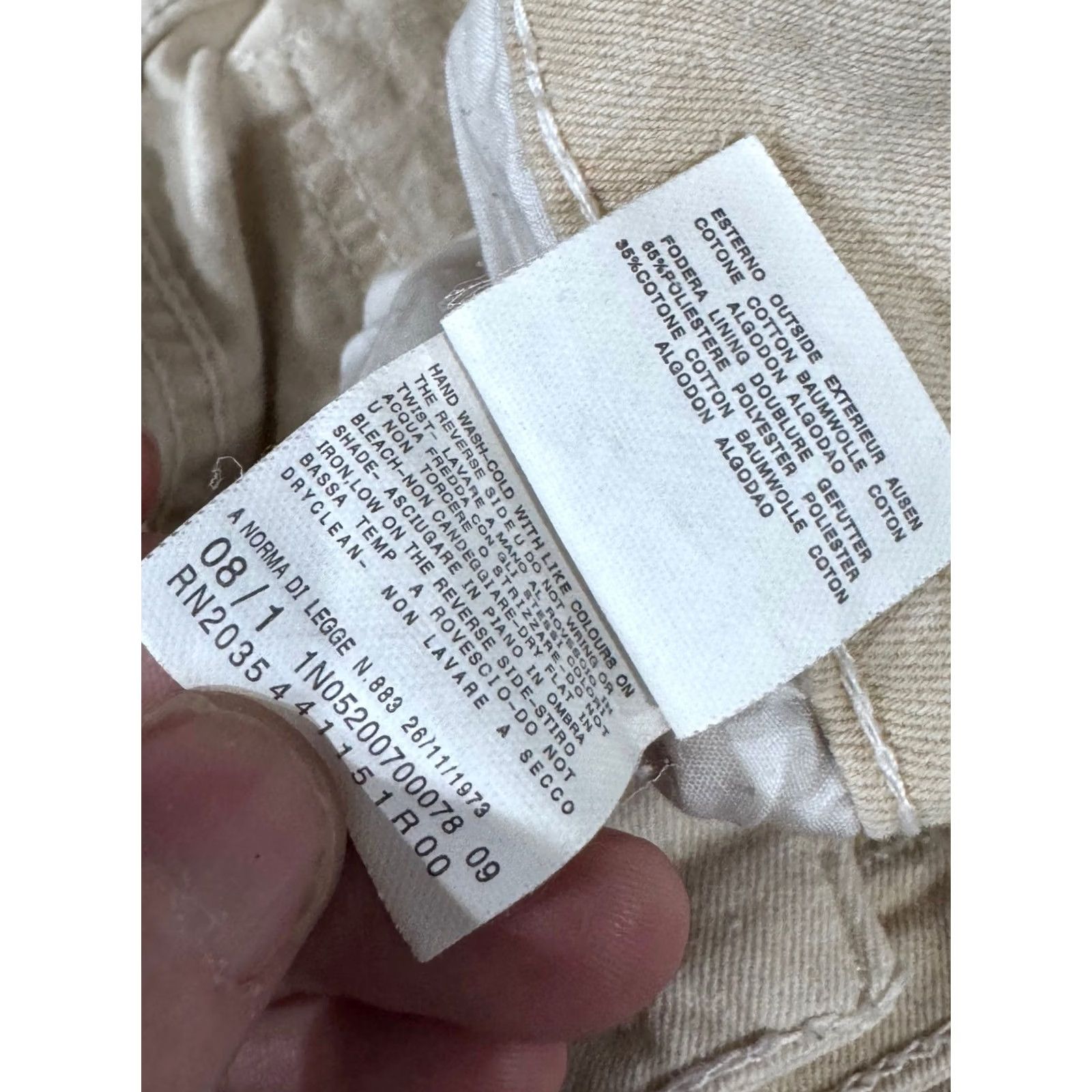 Nique Wodeziyou Isernia Unique Jeans Pants 33 x 32 Mens Regular 33 Multicolor Paperbag 90s Size US 33 - 6 Thumbnail