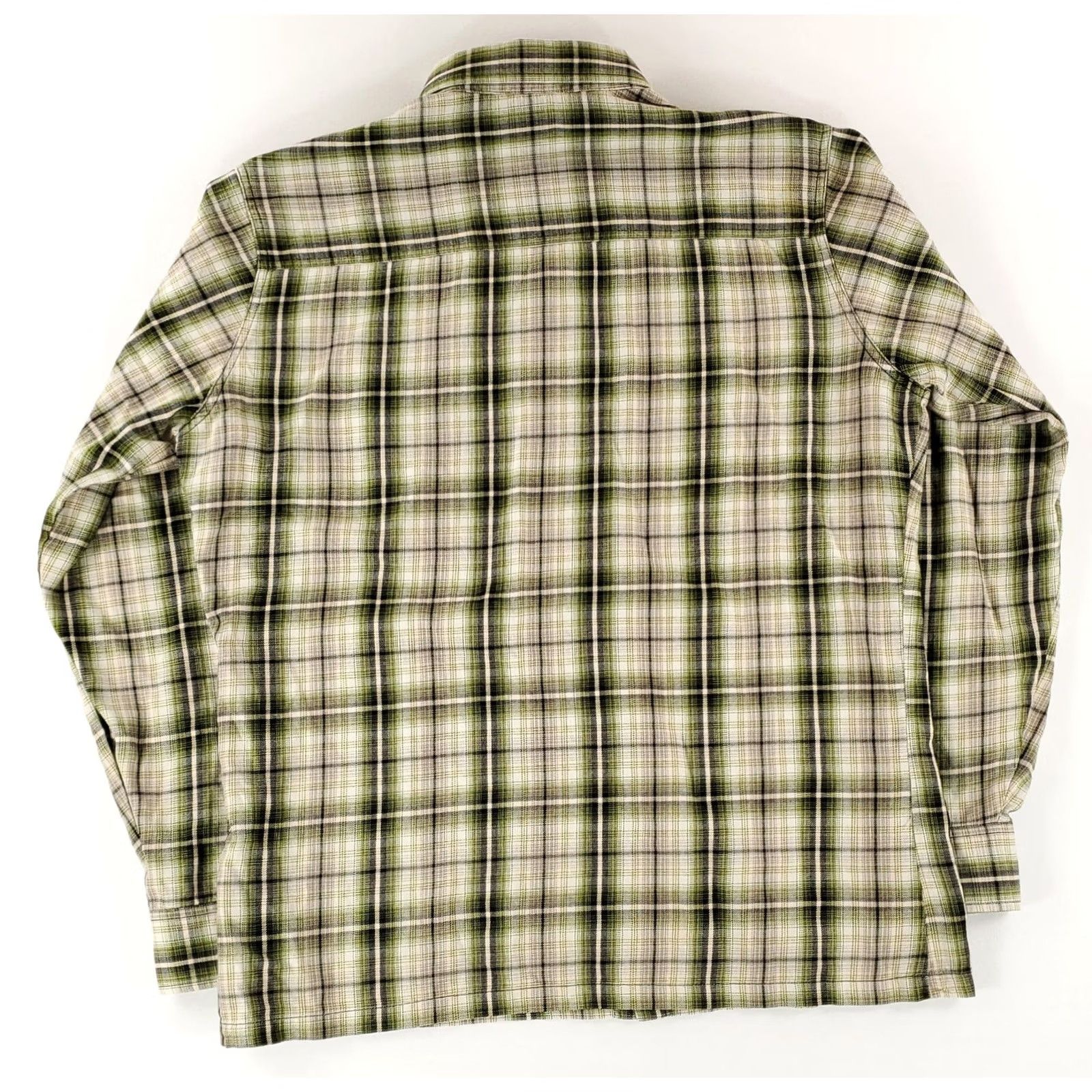 Vintage Kuhl Descendr Long Sleeve Button Up Shirt Green Plaid Mens M Green White Black Plaid Mens M Shirt Size US M / EU 48-50 / 2 - 3 Thumbnail