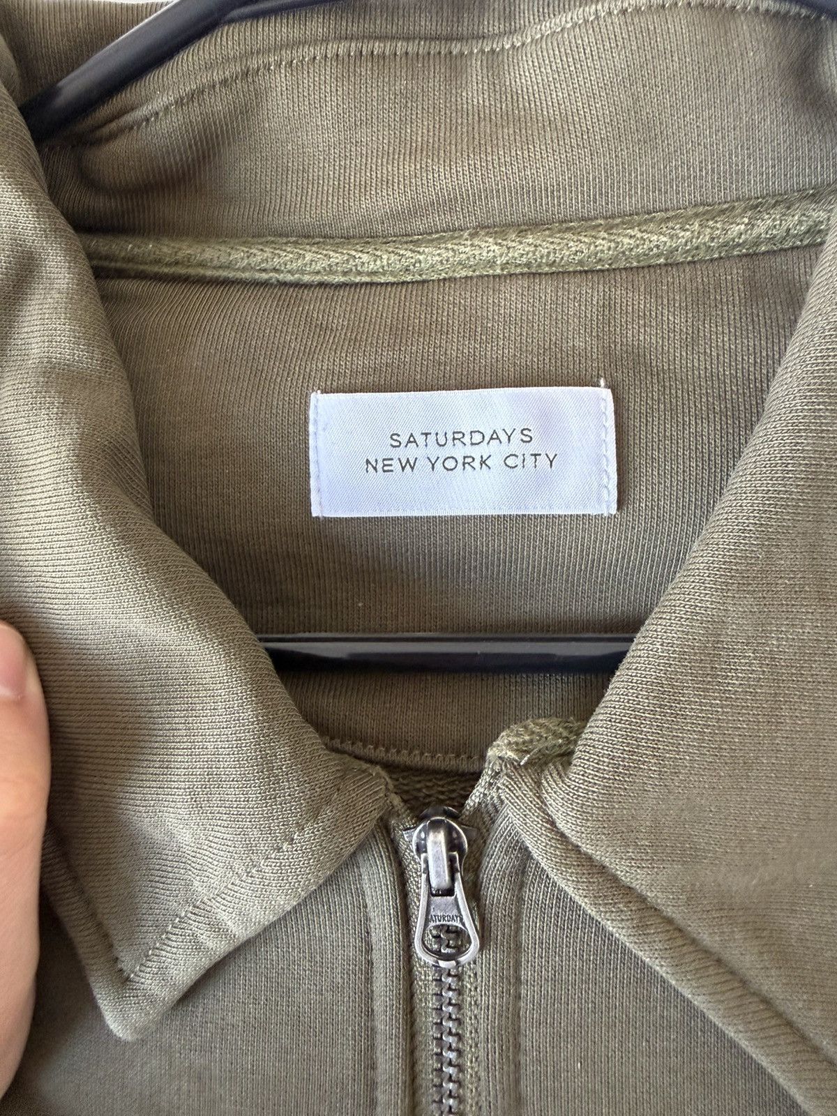 Saturdays NYC Quarter Zip Sweatshirt Size US XL / EU 56 / 4 - 2 Thumbnail