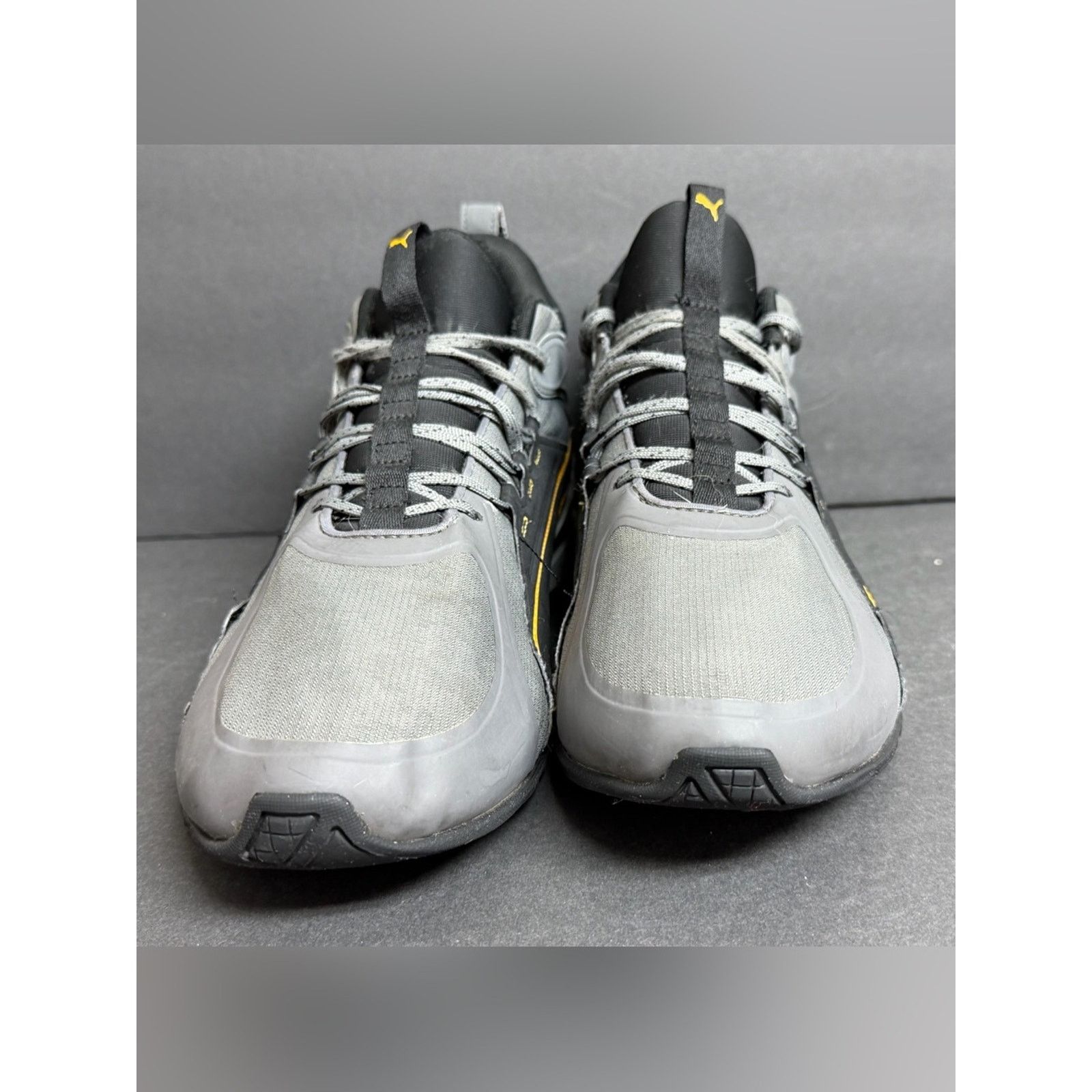 Puma Puma Axelion Knit Athletic Sneakers Shoes Castlerock Grey Size US 10 / EU 43 - 4 Thumbnail