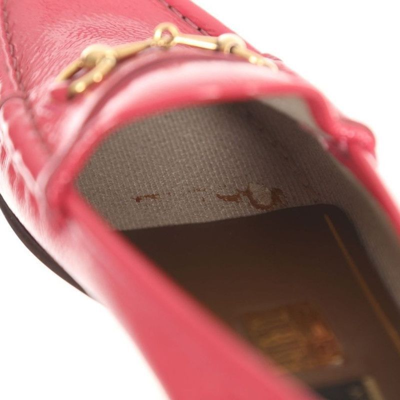 Gucci Gucci Pink Patent Leather Loafers - Size US 6.5 / EU 39-40 - 9 Thumbnail