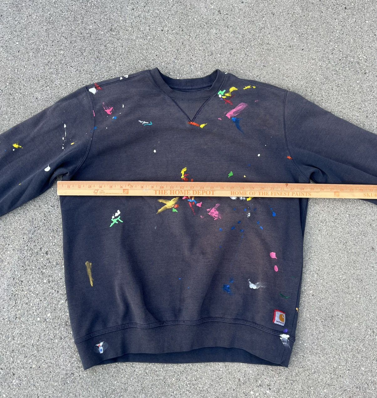 Carhartt × Japanese Brand Custom Carhartt Crewneck Sweatshirt Sun Fade Distressed Size US L / EU 52-54 / 3 - 4 Thumbnail
