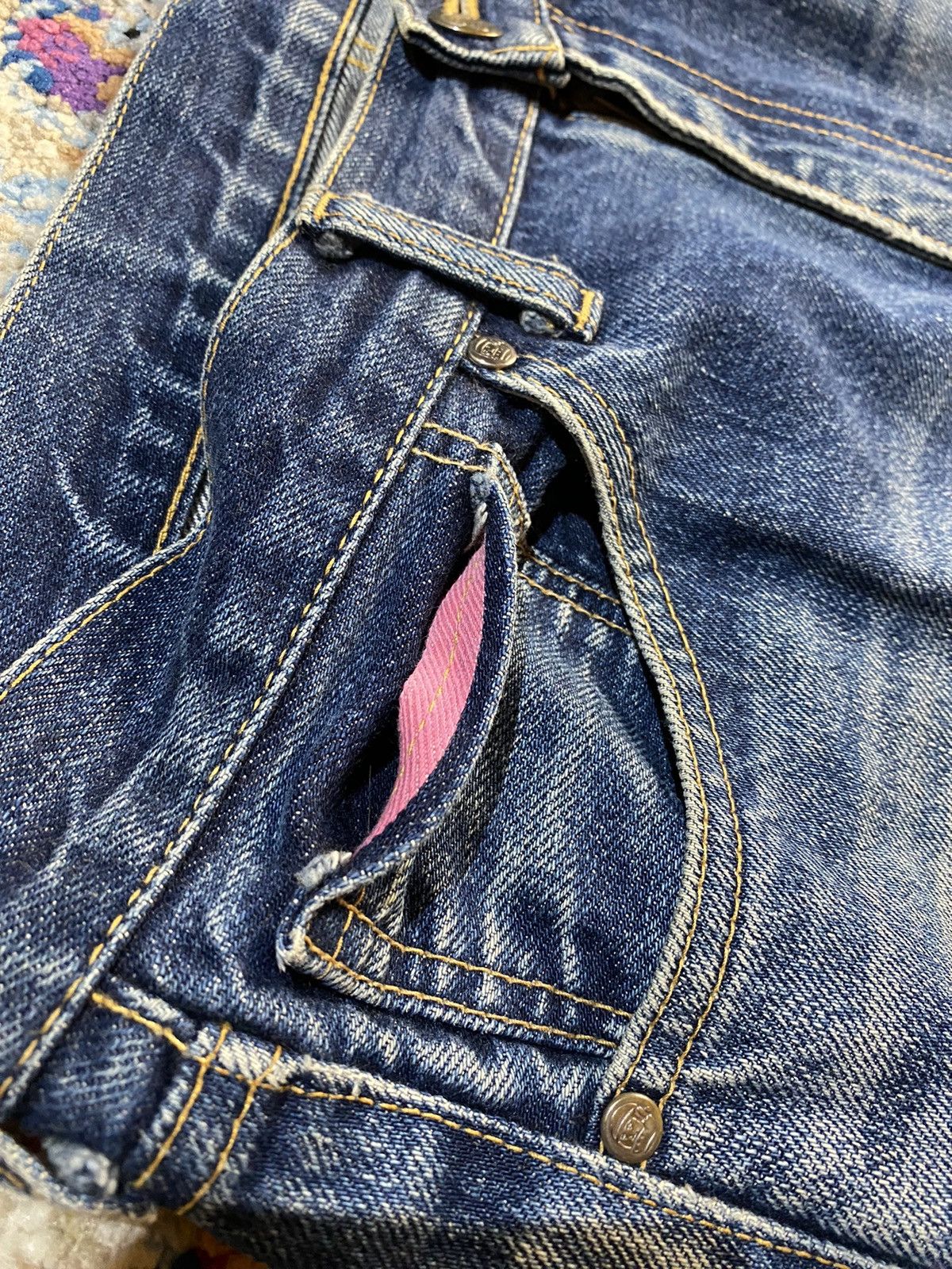 Billionaire Boys Club × Icecream BBC ICE CREAM ASTRO RAYGUN SELVEDGE DENIM PANTS Size US 32 / EU 48 - 10 Thumbnail