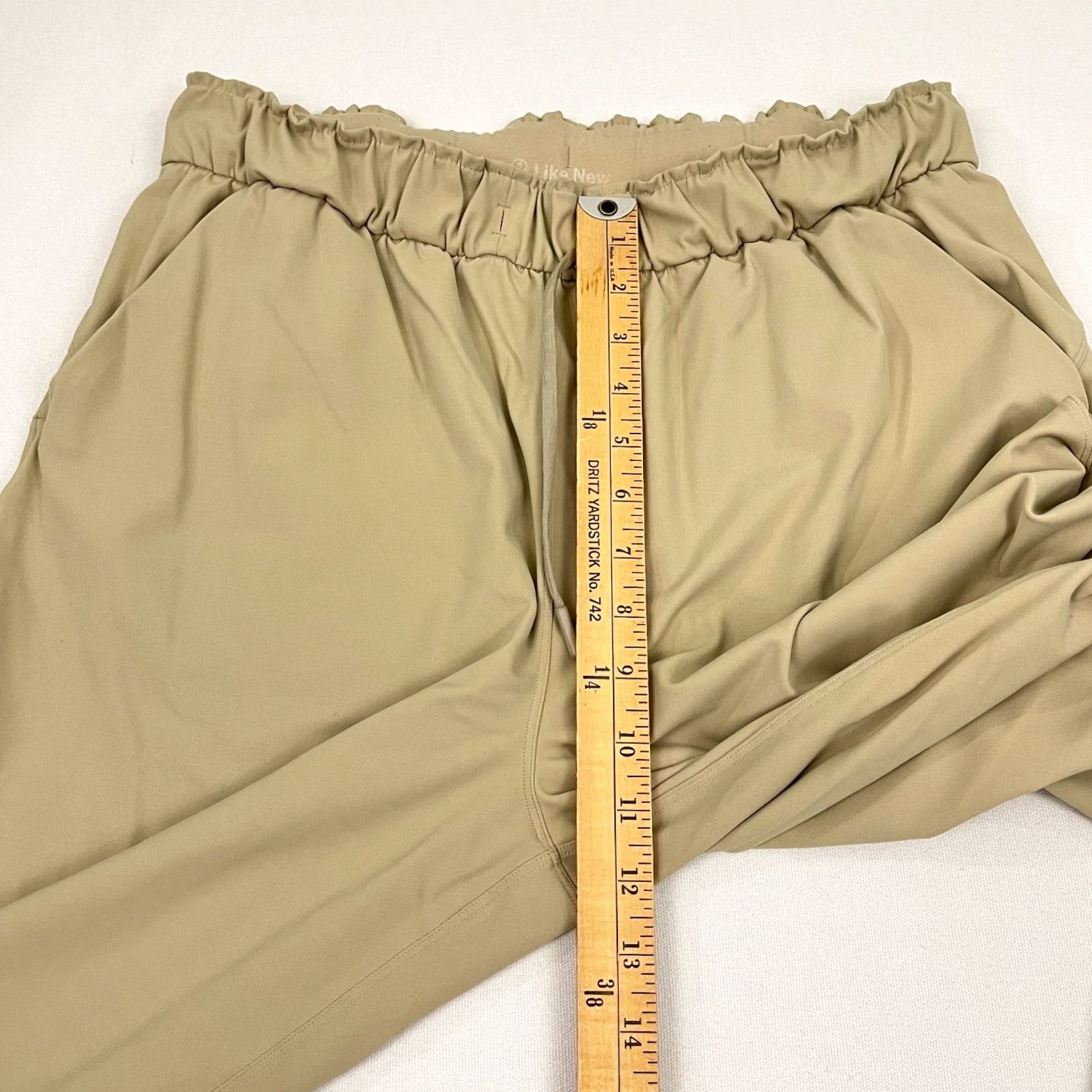 Lululemon Lululemon Keep It Moving Pants Womens Size 10 Cropped 7/8 Length Trench Tan City Brown Nylon Spandex Casual Athleisure Slimming Pockets Size 32" / US 10 / IT 46 - 7 Thumbnail