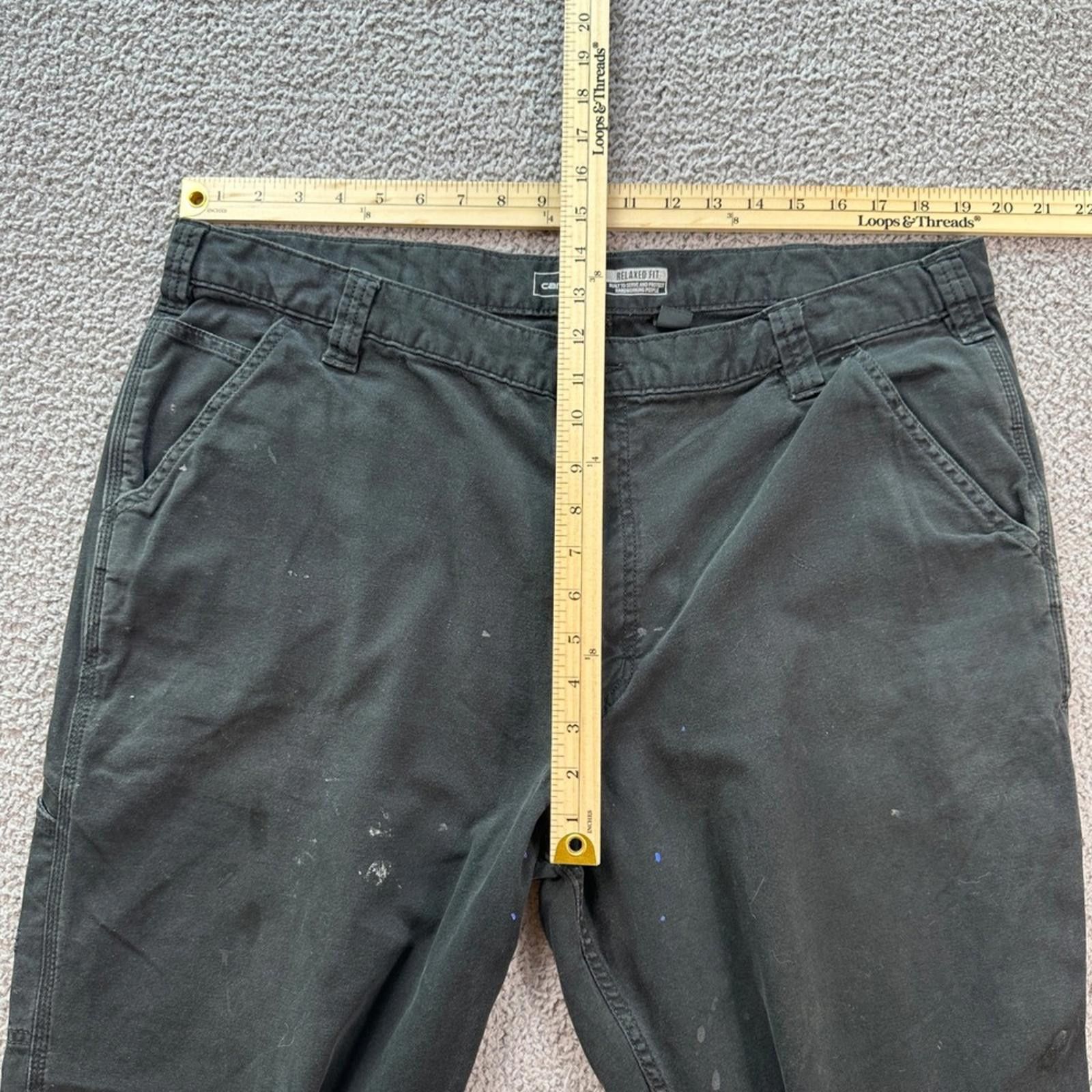 Carhartt Carhartt BN2291M Work Pants Men 42x32 Black Rugged Flex Size US 42 / EU 58 - 4 Thumbnail