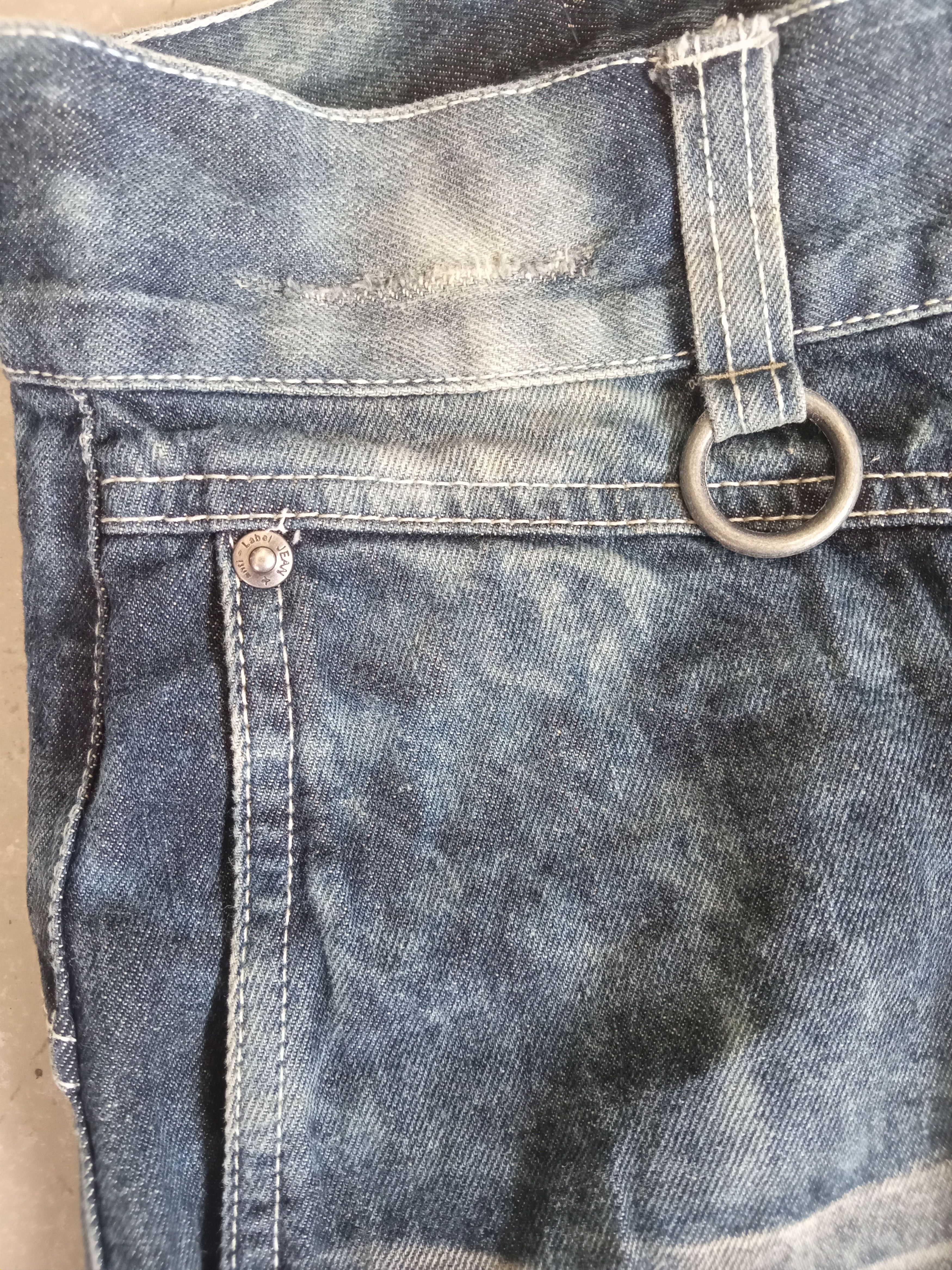 Japanese Brand 💥Style💥ANTI LABEL Asid Wash Distressed Jeans Size US 28 / EU 44 - 11 Thumbnail