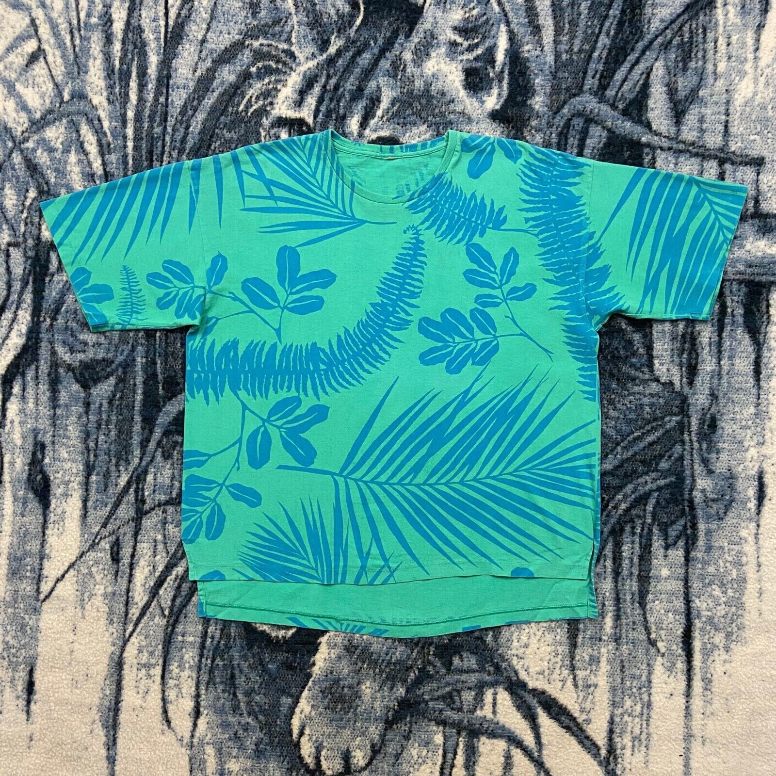 Vintage Vintage Floral Shirt Aloha 80s Blue Tropical Hawaii Unisex | Grailed