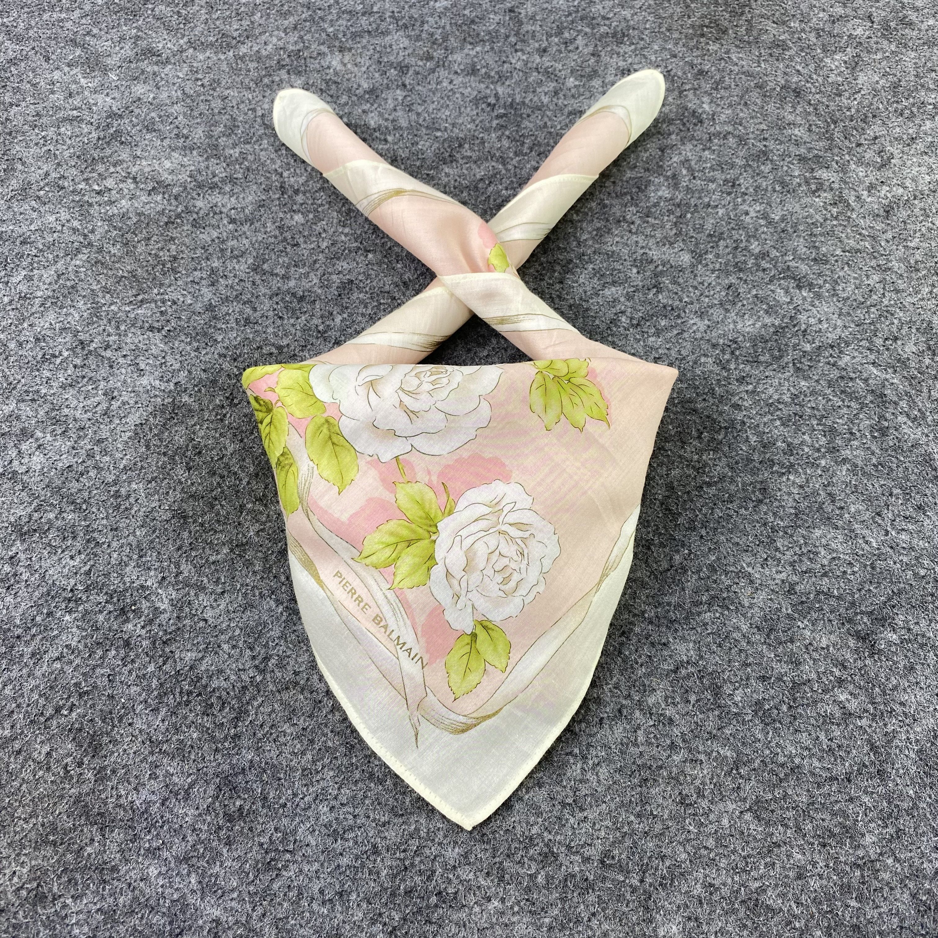 Pierre Balmain Pierre Balmain Handkerchief / Bandana / Neckerchief-B1045 Size ONE SIZE - 2 Thumbnail