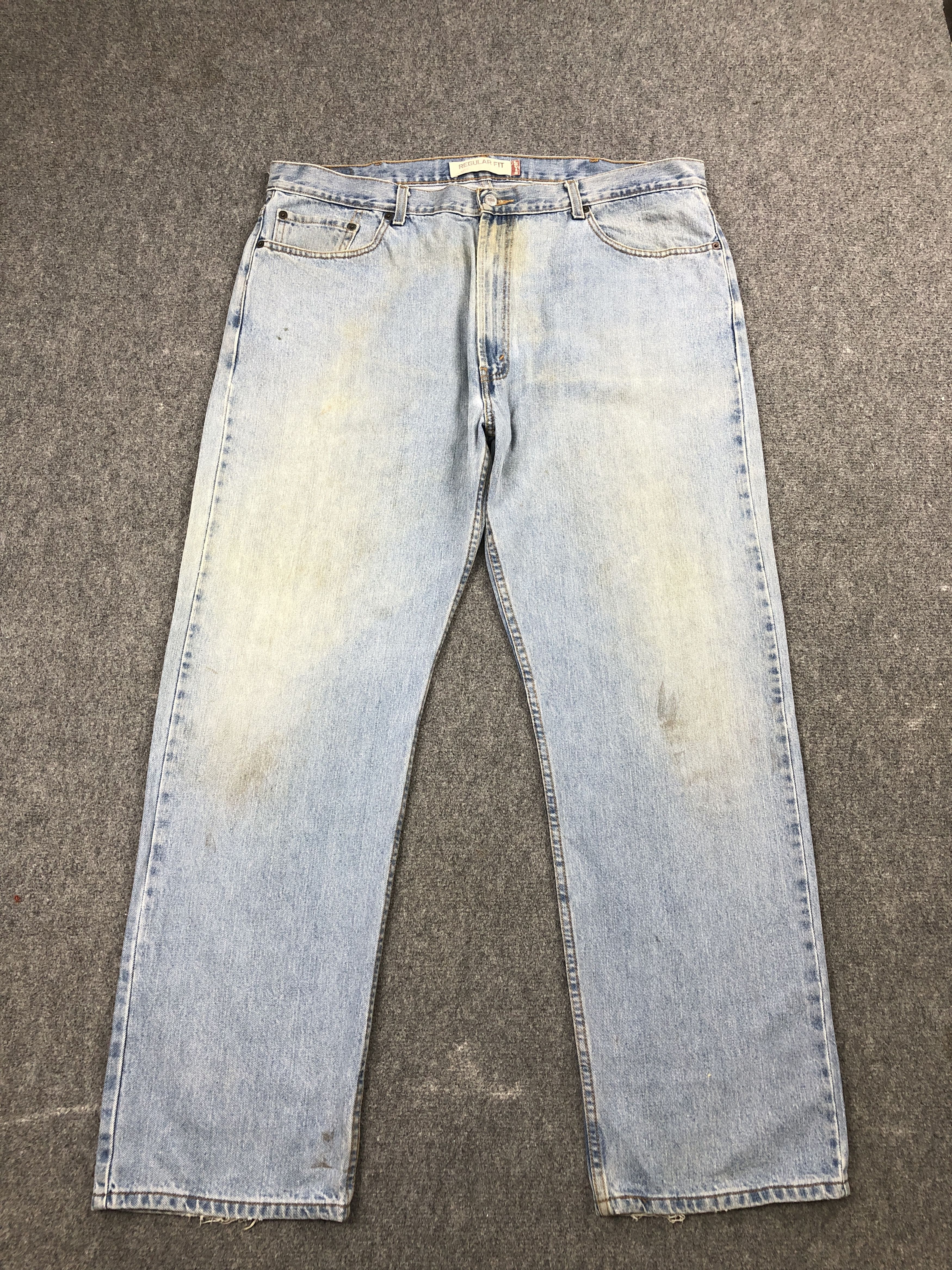 Levi's Vintage Levis 505 Light Wash Jeans DP2446 Size US 41 - 1 Thumbnail