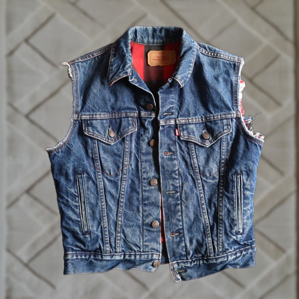 90s Levi's 71506XX denim vest jacket y2k