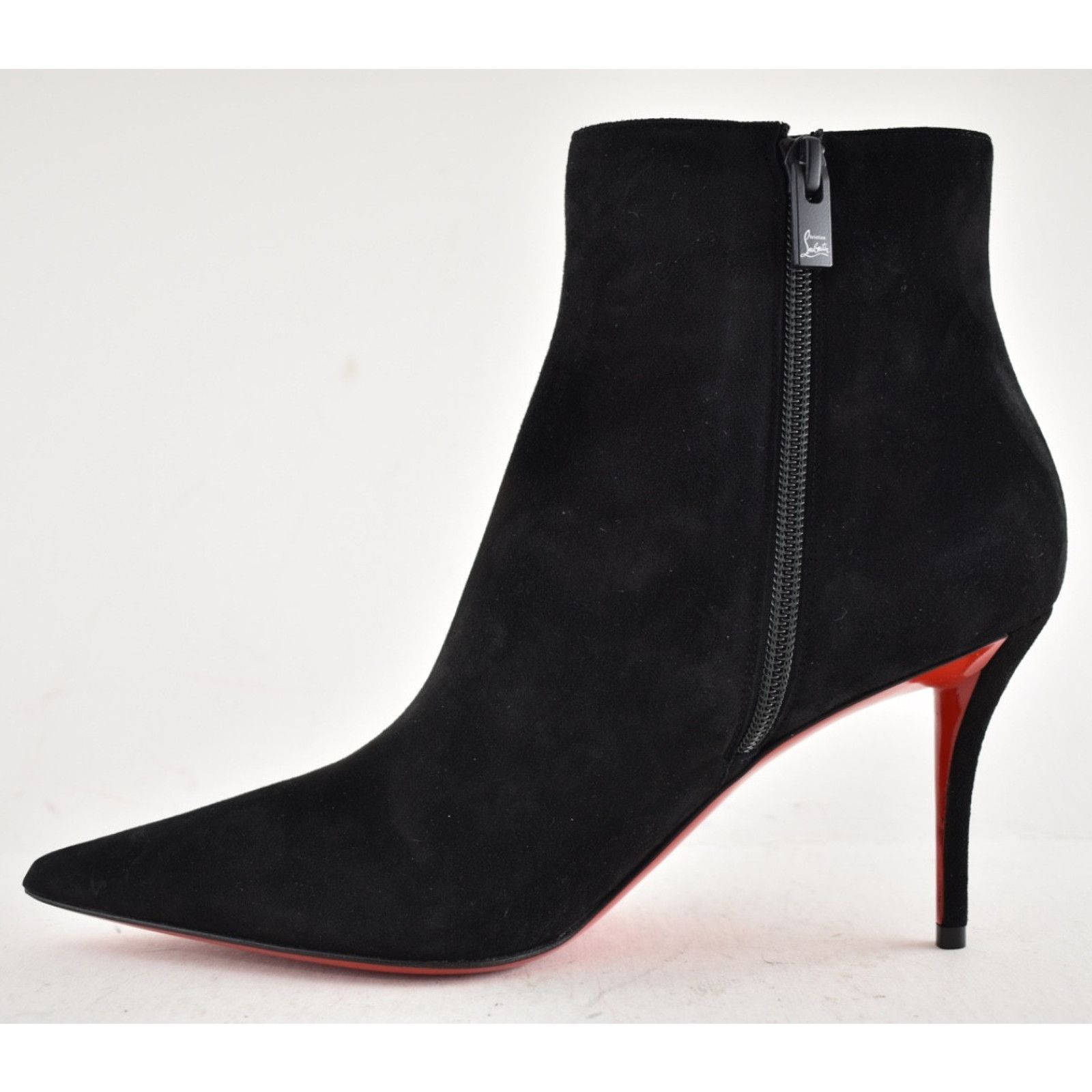 Christian Louboutin Christian Louboutin So Apostropha Booty 80 Black Suede Size US 7 / IT 37 - 12 Thumbnail