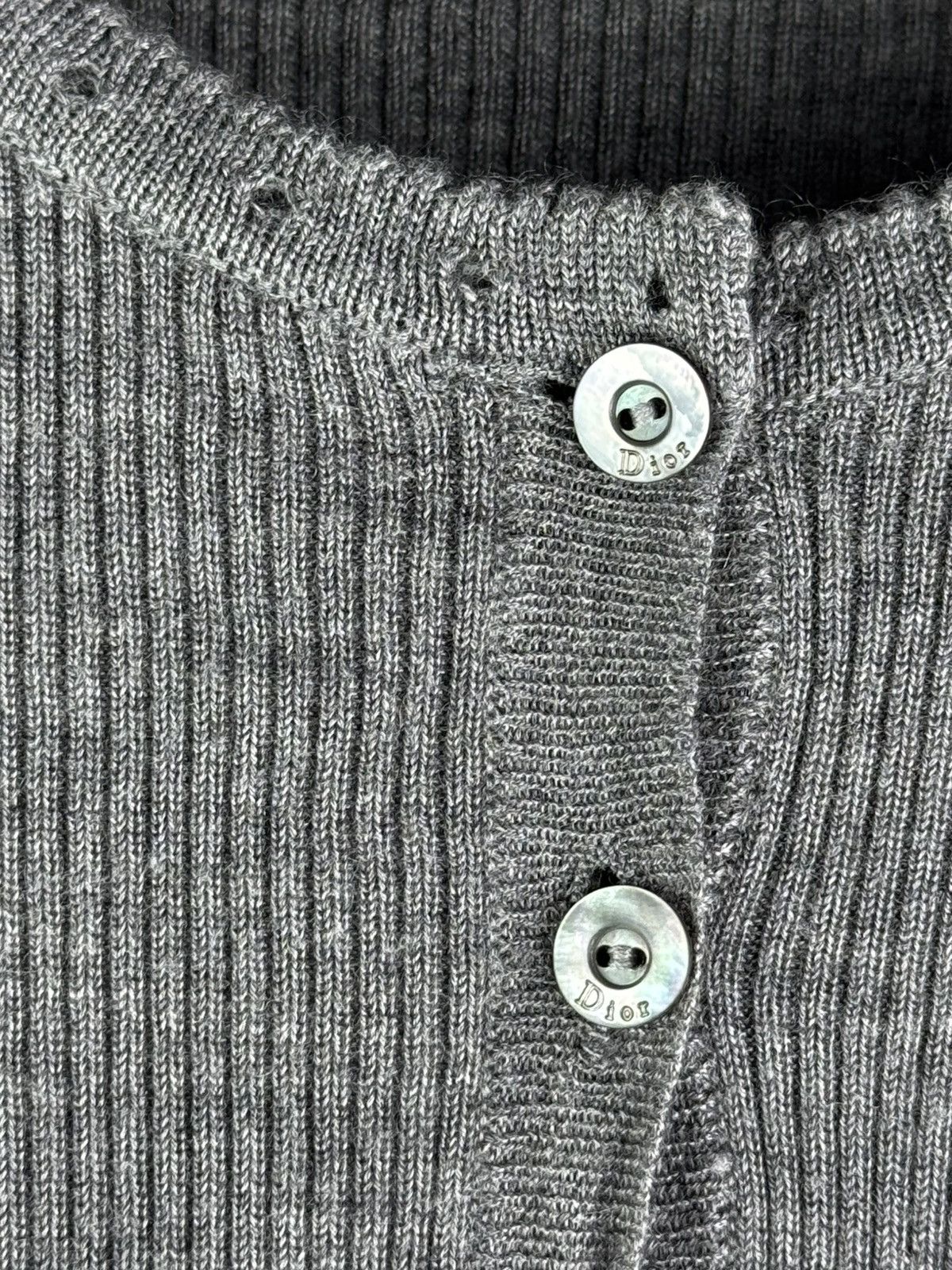 Dior Vintage Christian Dior Turtleneck / Cardigan Size S / US 4 / IT 40 - 5 Thumbnail