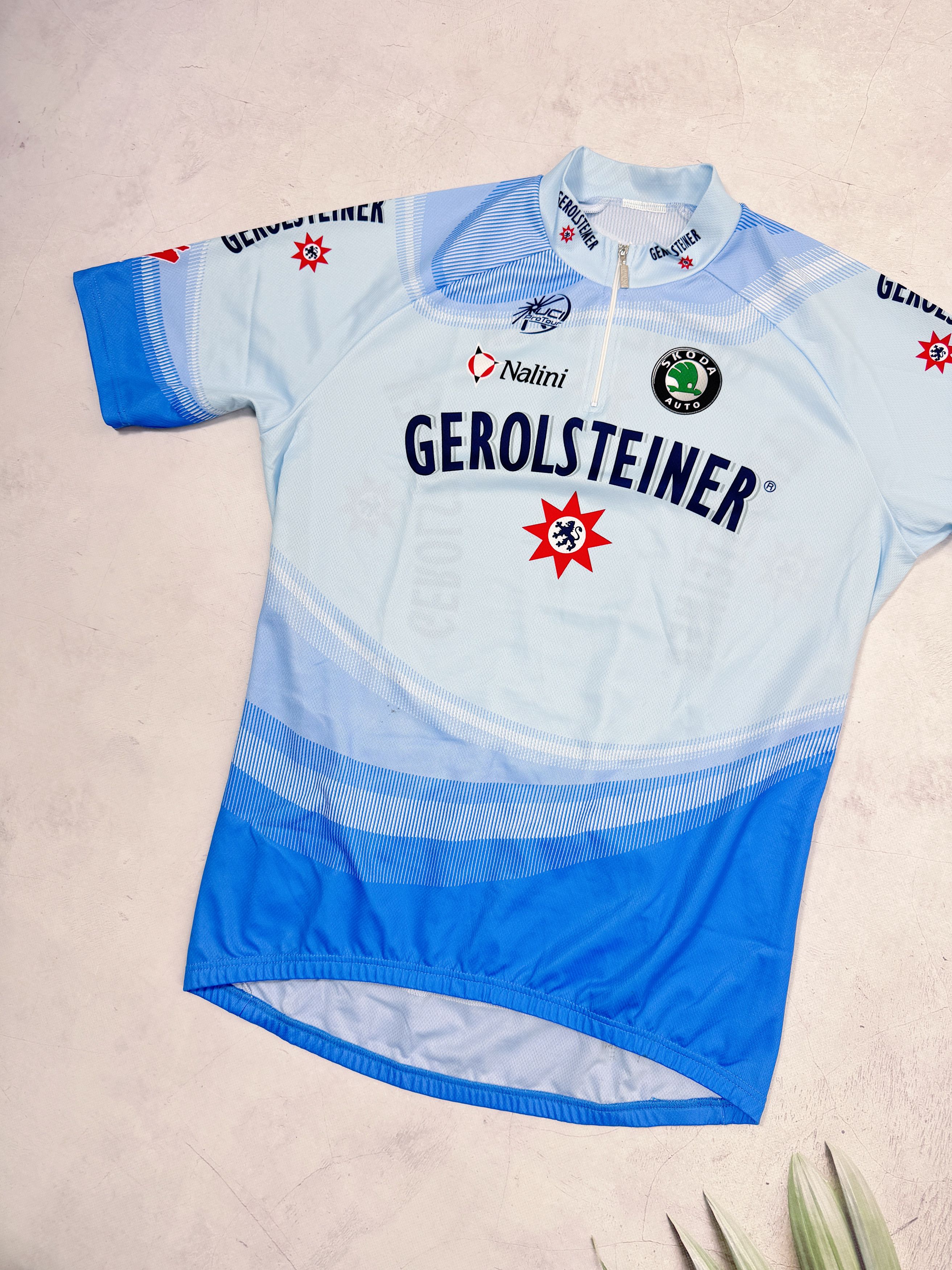 Vintage Vintage Nalini Cycling Jersey Gerolsteiner Skoda Uci Size US XL / EU 56 / 4 - 2 Thumbnail