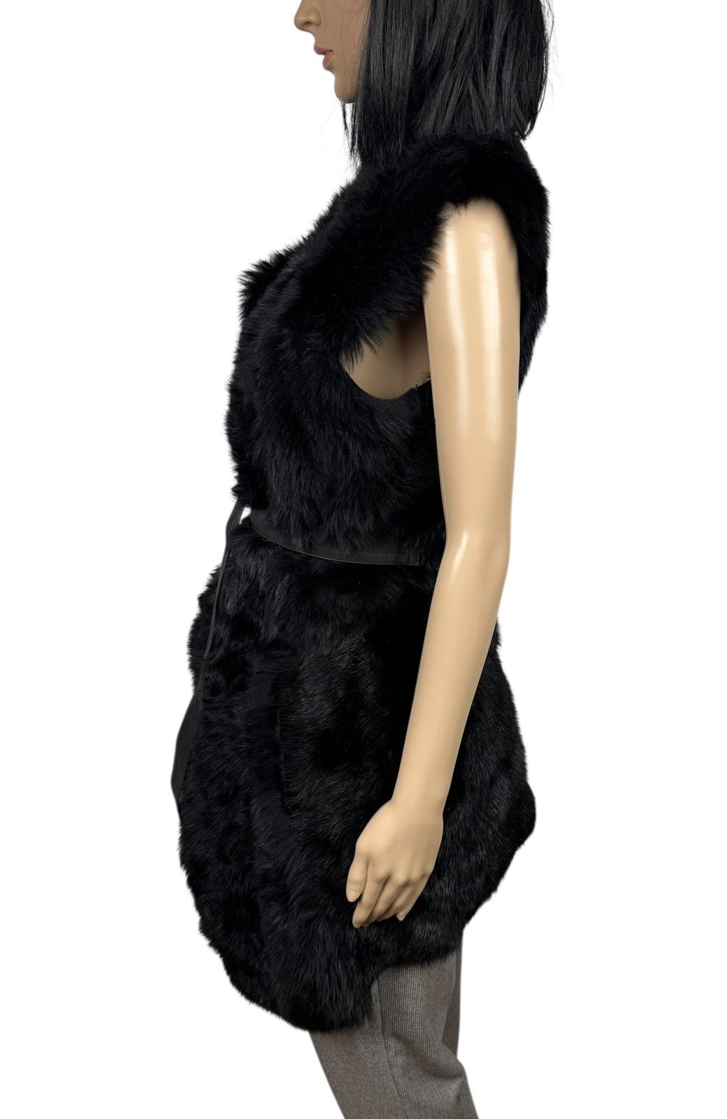 Other Aminaka Wilmont Fur Vest Belted Genuine Leather size 12 Size M / US 6-8 / IT 42-44 - 8 Thumbnail