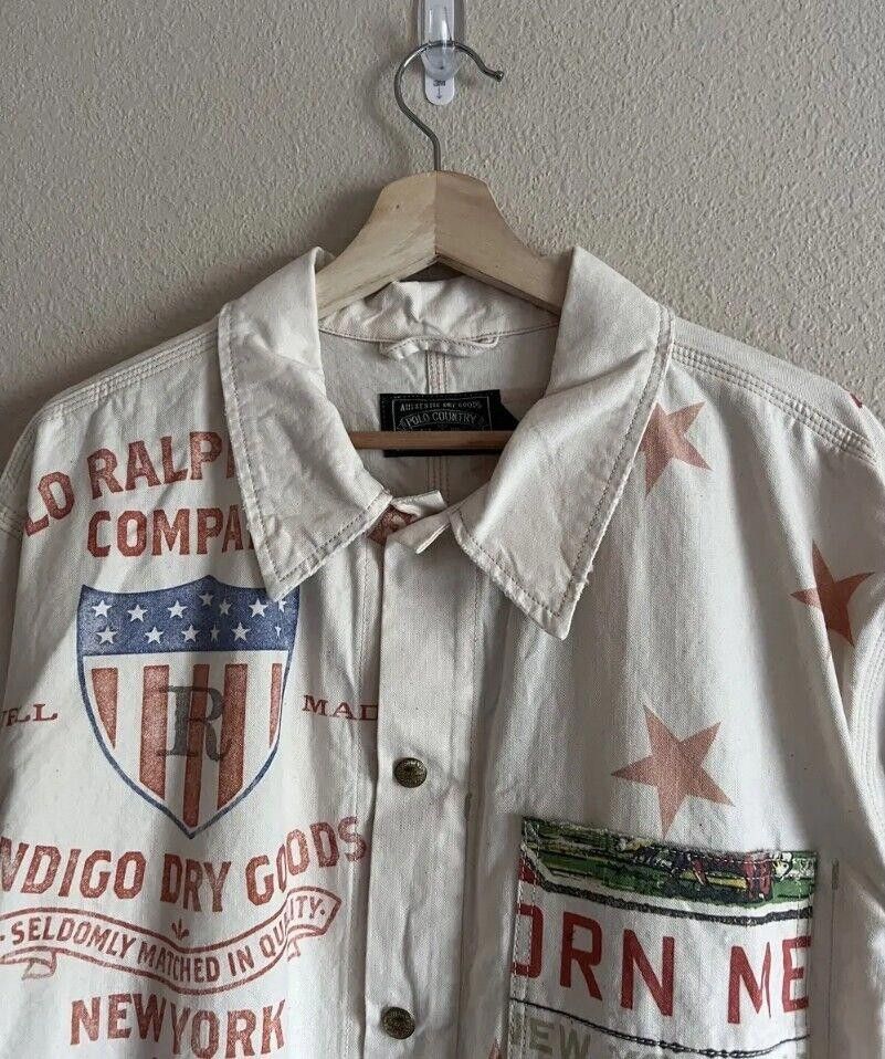 POLO RALPH LAURENデニム グラフィック ペインター ジャケット