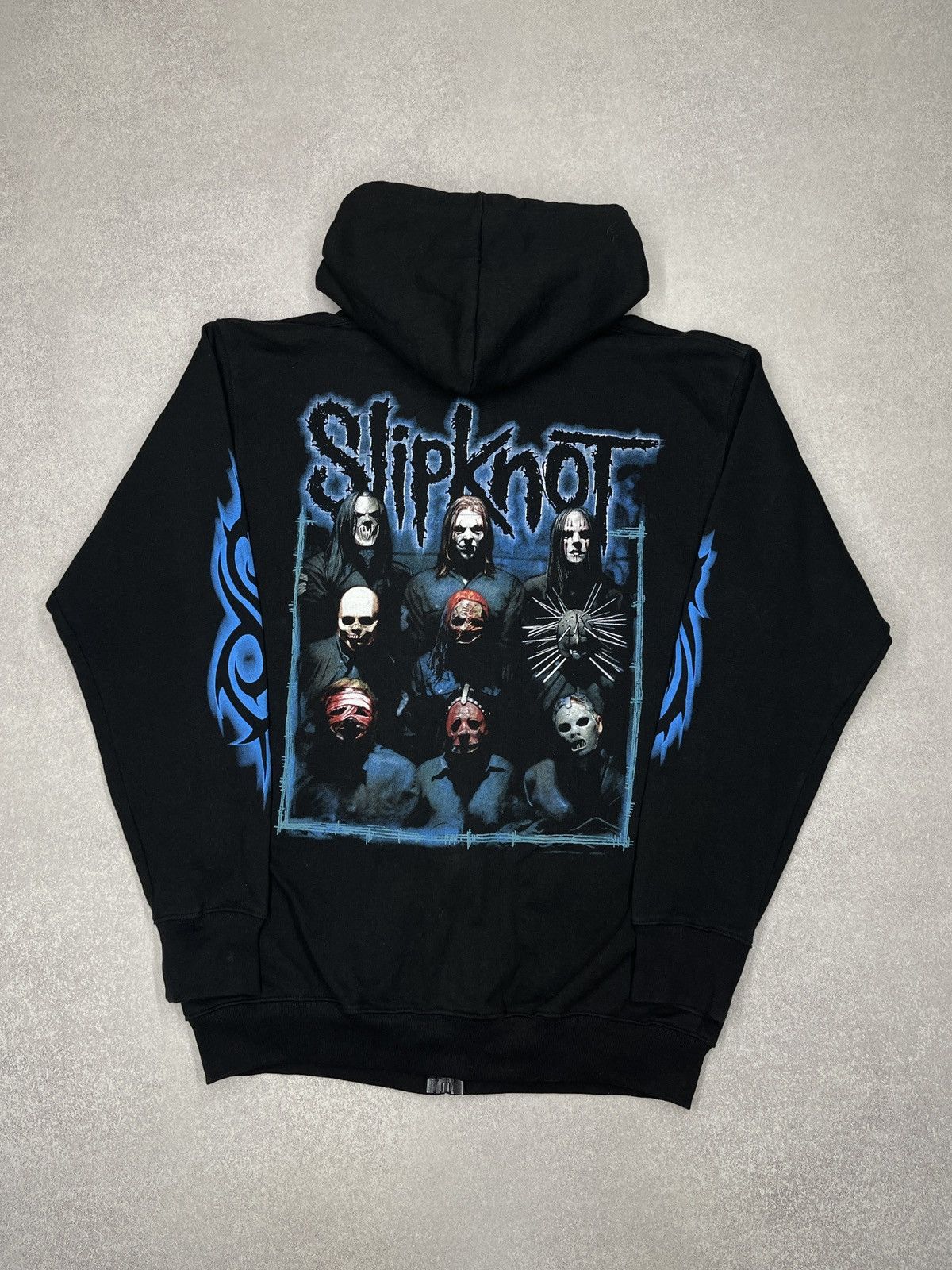 Slipknot Vintage Slipknot Zip Hoodie Black Big Logo Metal Rock Size US L / EU 52-54 / 3 - 2 Thumbnail