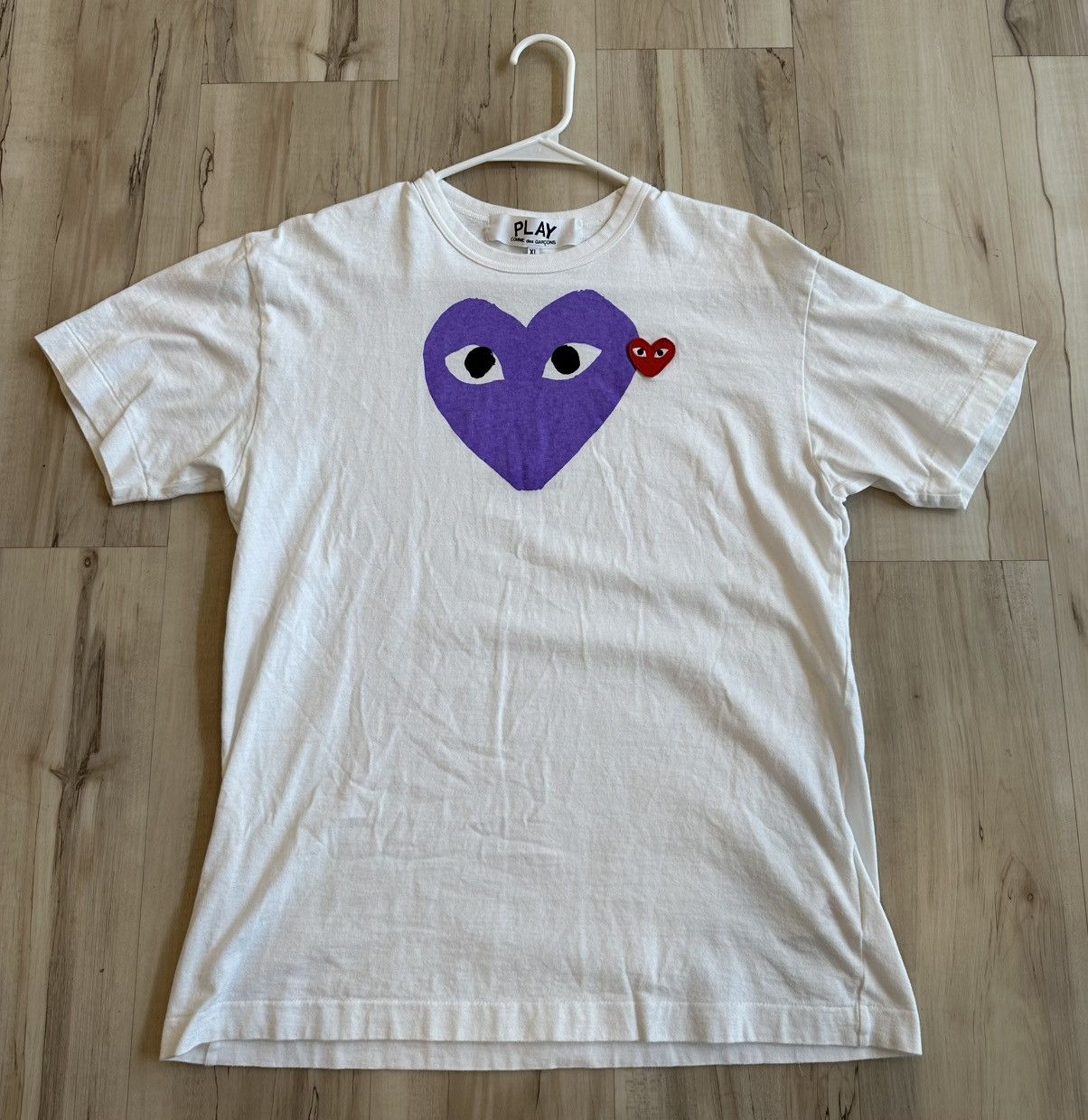 Comme des Garcons PLAY Comme des Garcons Men's Play T-Shirt Size XL Size US XL / EU 56 / 4 - 1 Thumbnail