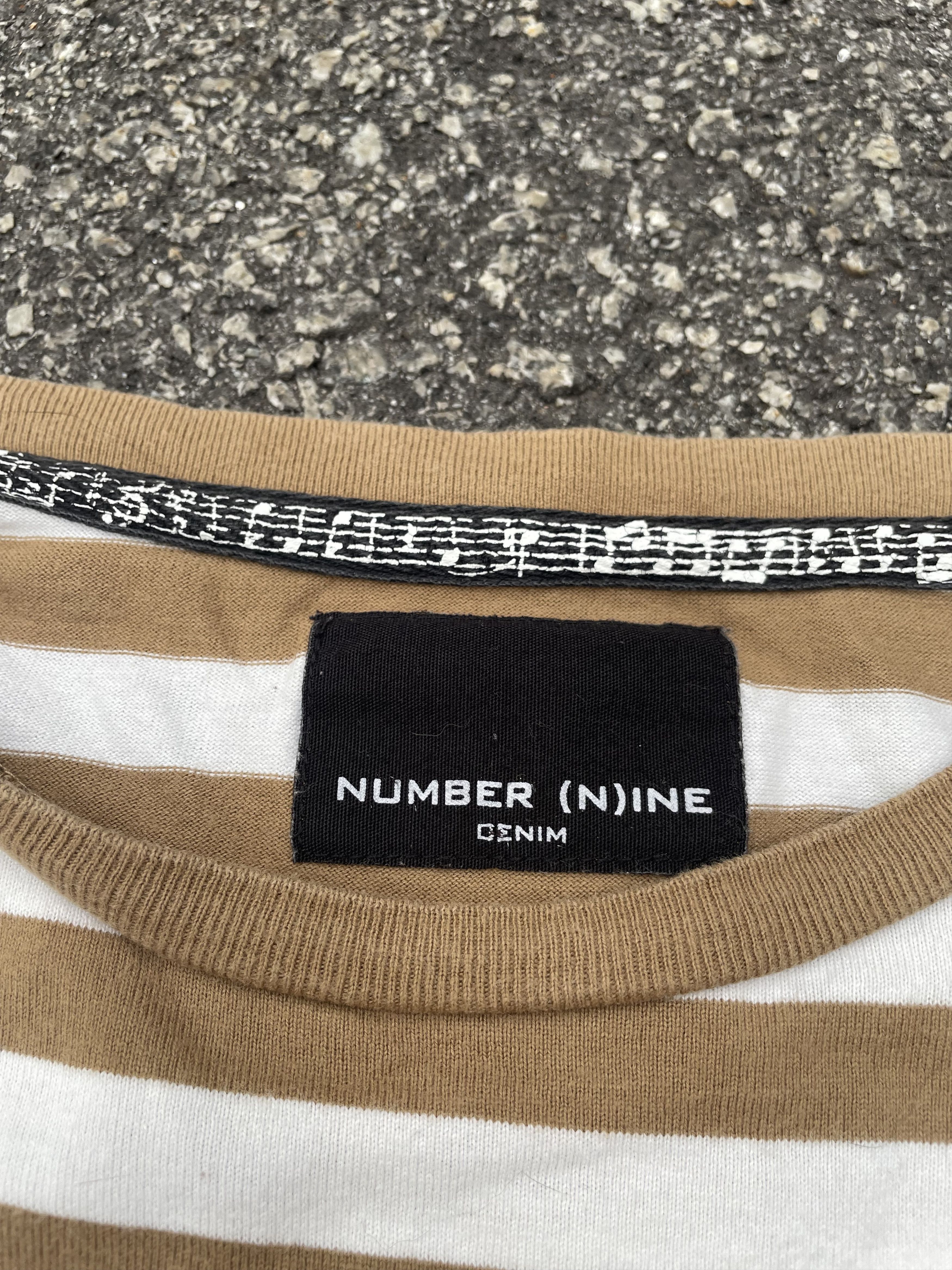 Number (N)ine Number(N)ine Striped Longsleeve tee Size US M / EU 48-50 / 2 - 3 Thumbnail