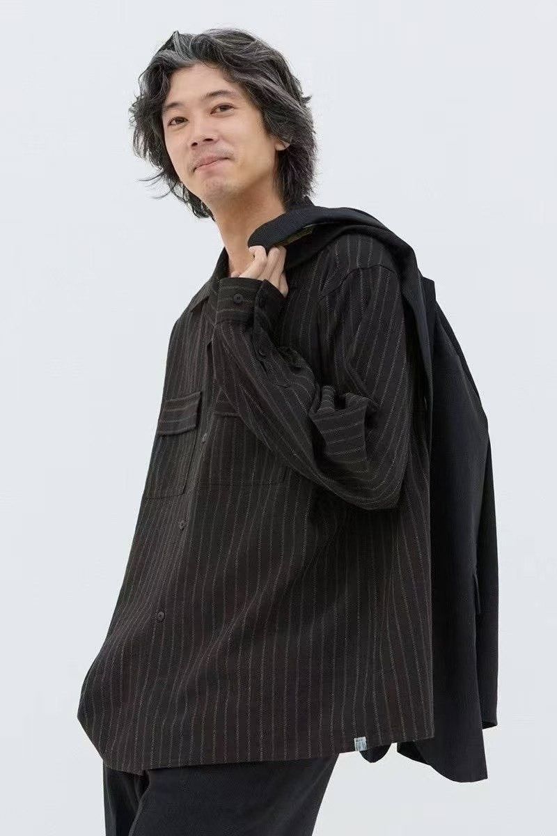 Visvim VISVIM 25AW KEESEY SHIRT STRIPES L/S Size US XL / EU 56 / 4 - 6 Thumbnail