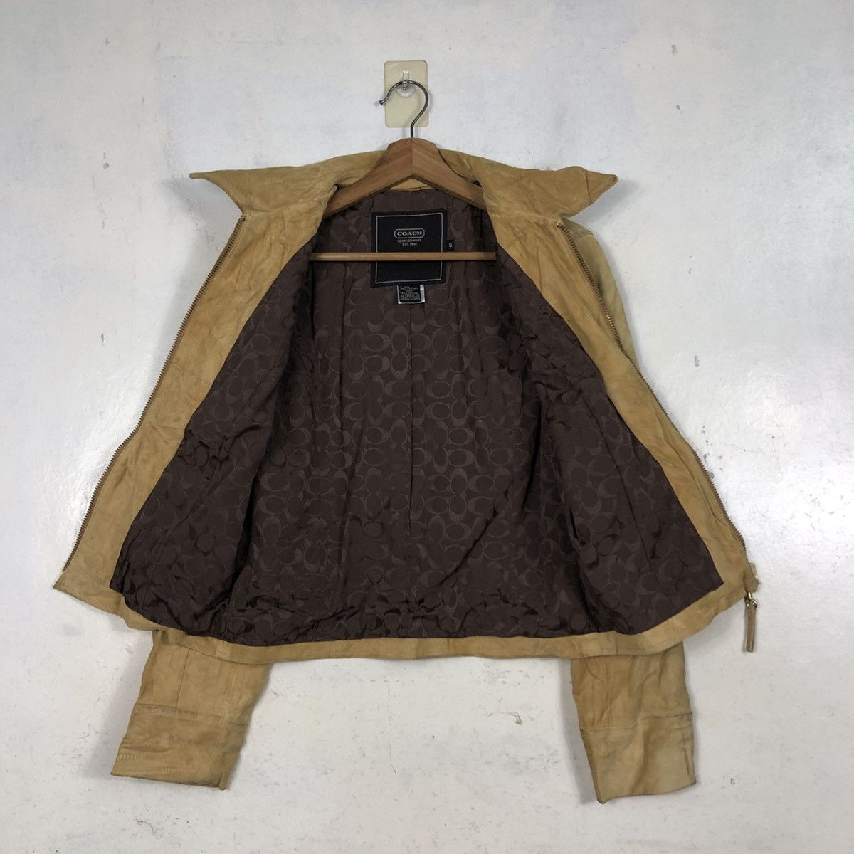 Japanese Brand Vintage Leather Jacket Coach Blanket Size US S / EU 44-46 / 1 - 15 Thumbnail