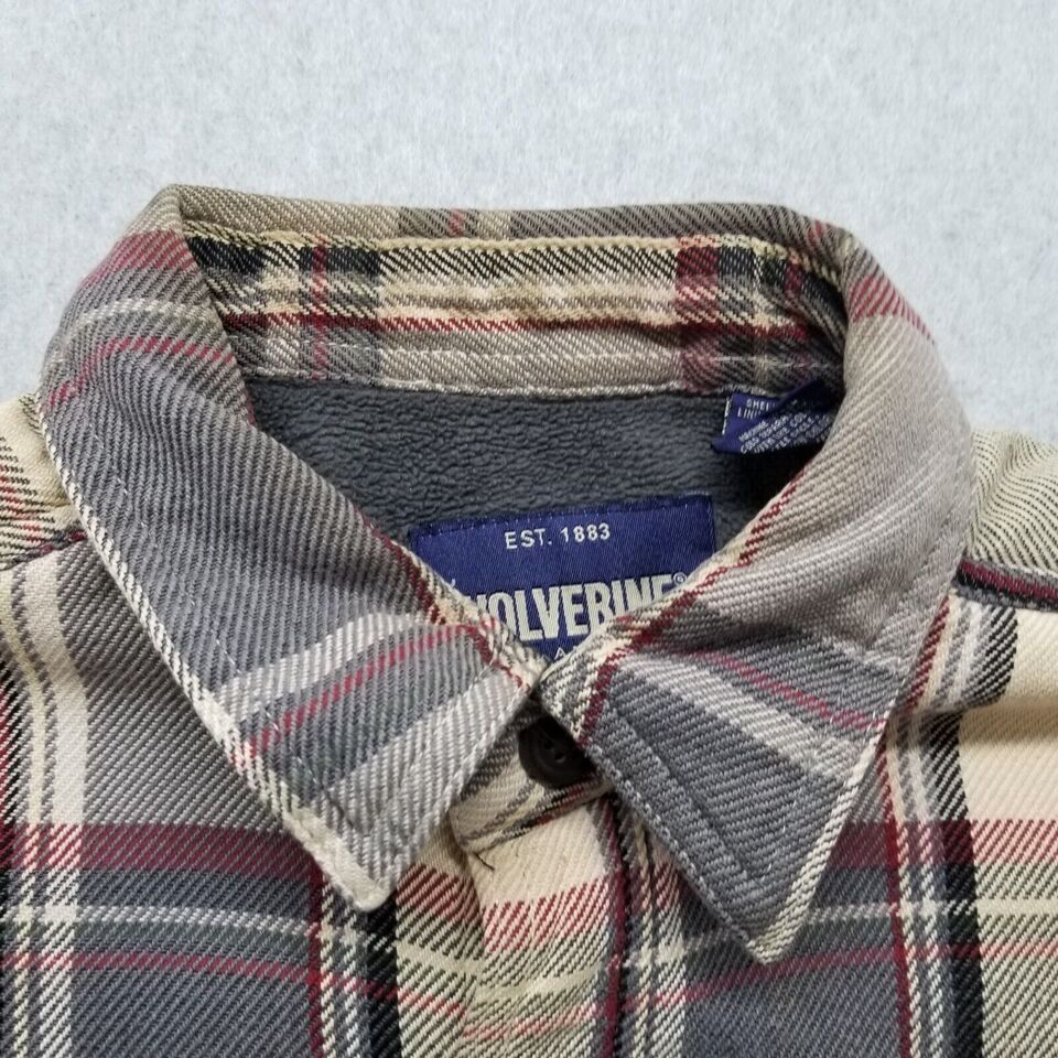Wolverine Wolverine Jacket Mens Medium Plaid Button Up Shaket Pockets Size US M / EU 48-50 / 2 - 4 Thumbnail