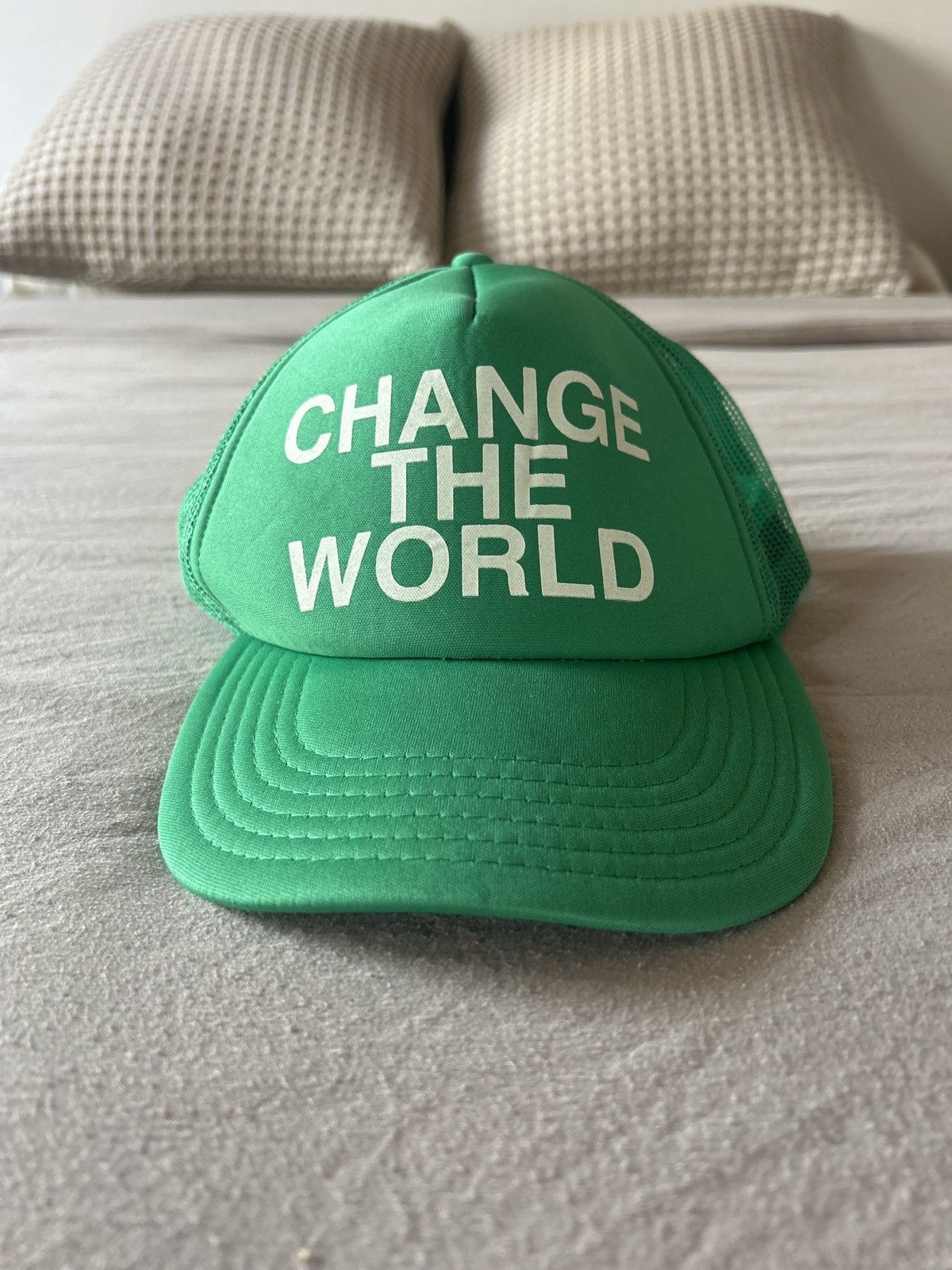 Other Circle Author “Change The World” Trucker Hat Size ONE SIZE - 1 Thumbnail