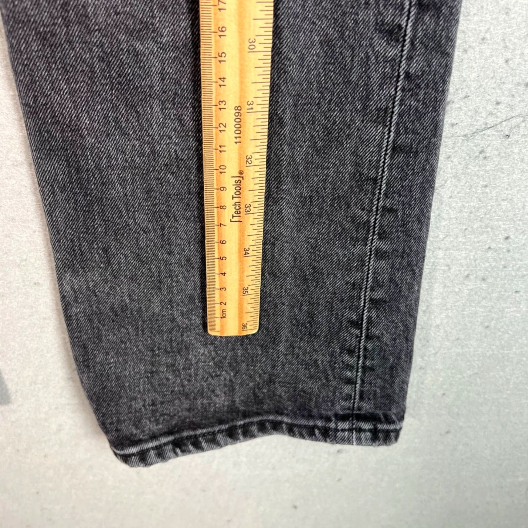 Abercrombie & Fitch VINTAGE Abercrombie & Fitch Womens 26 Jeans Flared High Rise Black Denim 5-Pocket Stretch Size 26" / US 2 / IT 38 - 6 Thumbnail