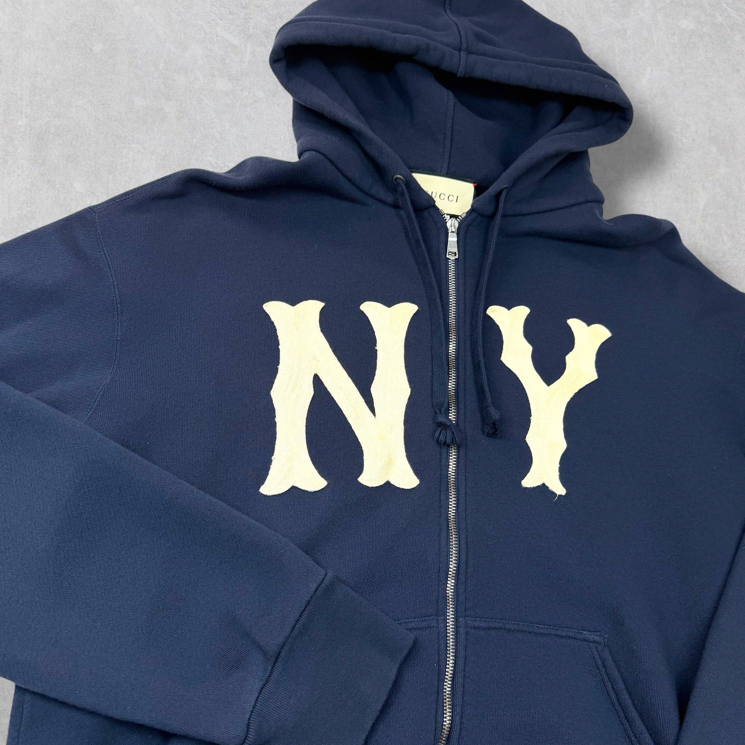 Gucci Gucci x NY Yankees Patch Zip Hoodie XL Size US XL / EU 56 / 4 - 3 Thumbnail