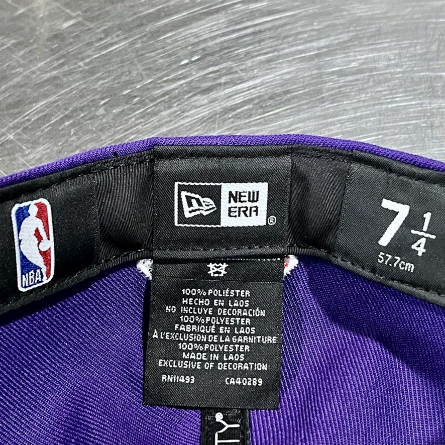 New Era Los Angeles LA Lakers Script City Edition 59FIFTY Hat 7 1/4 Size ONE SIZE - 7 Thumbnail