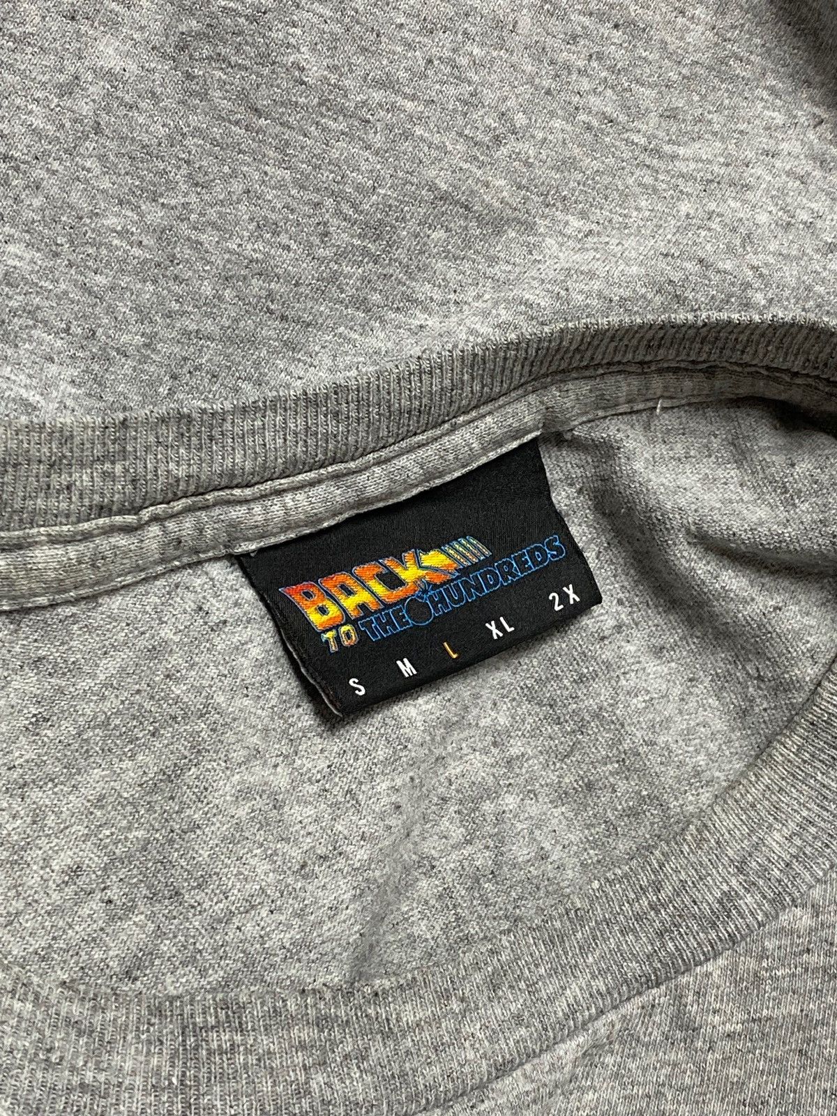 The Hundreds Vintage THE HUNDREDS X BACK TO THE FUTURE Grey Tee Shirt Y2K Size US L / EU 52-54 / 3 - 3 Thumbnail