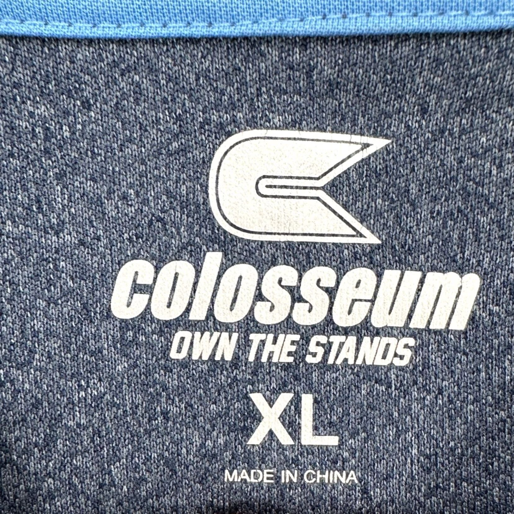 Vintage Colosseum North Carolina Tarheels Men Golf Polo Shirt XL Blue Rugby Short Sleeve Mens XL Size Size US XL / EU 56 / 4 - 5 Thumbnail