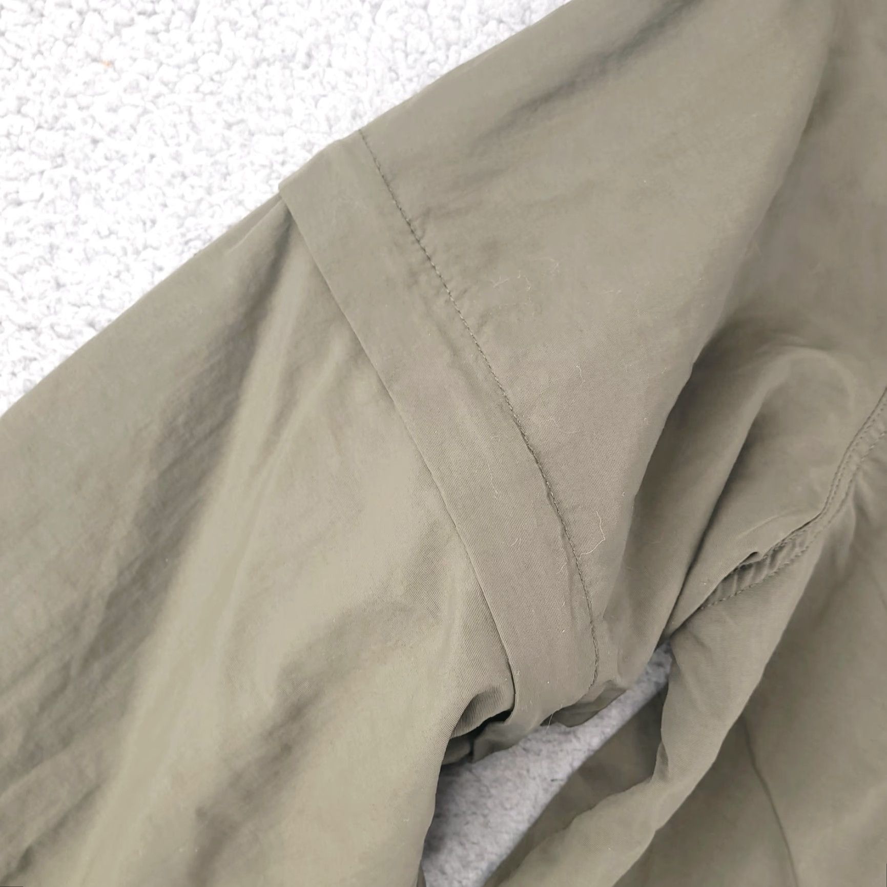 Olive Shirt Mens XL Green Military Olive Vented Caped Hike Outdoor Tactical NYLON Size US XL / EU 56 / 4 - 2 Thumbnail