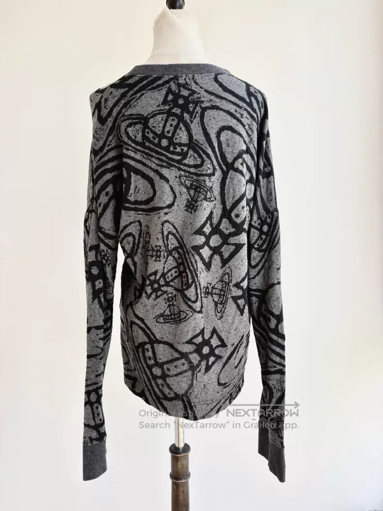 Vivienne Westwood Vivienne Westwood Grayish Black Saturn Knit Top with Full Size M / US 6-8 / IT 42-44 - 3 Thumbnail