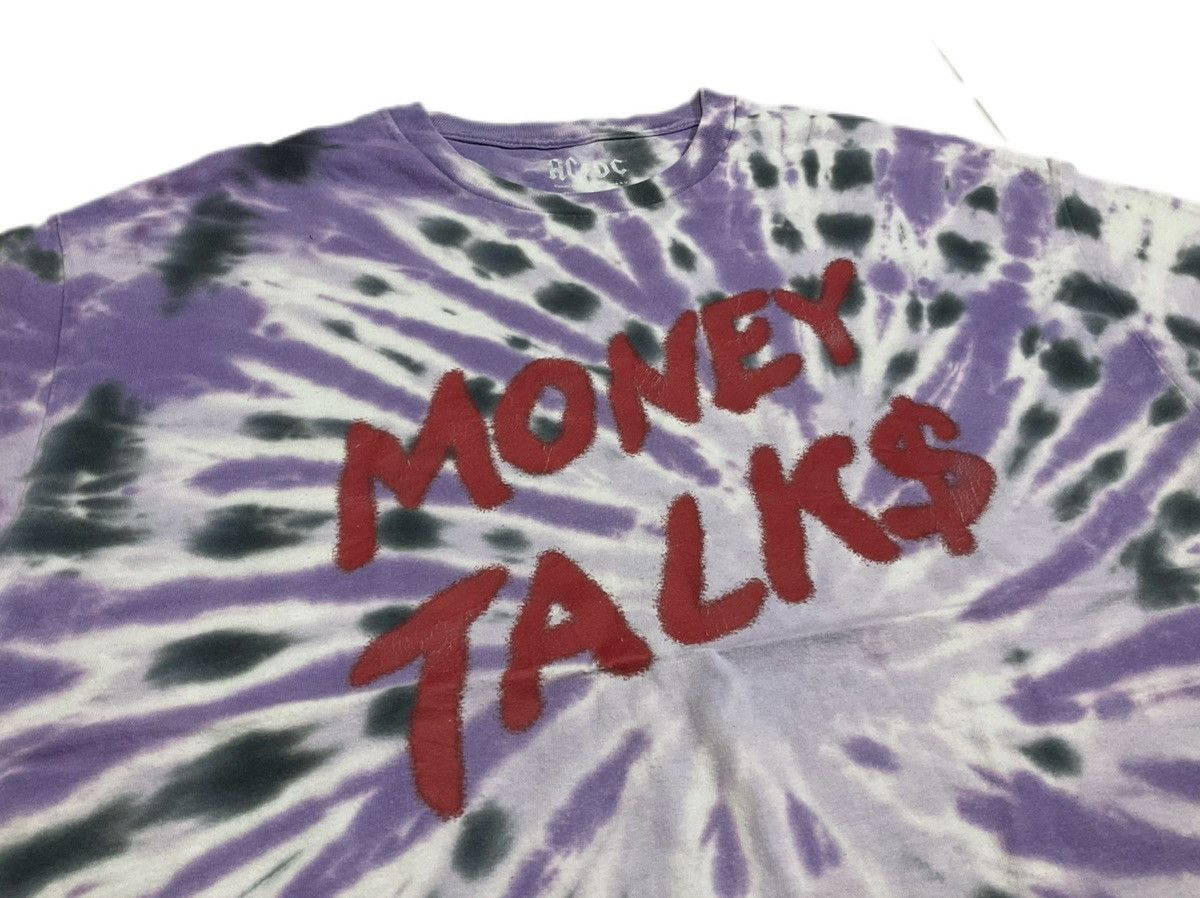 Band Tees × Vintage 🔥Ac Dc Shirt Money Talks Tie Dye Size US XL / EU 56 / 4 - 2 Thumbnail