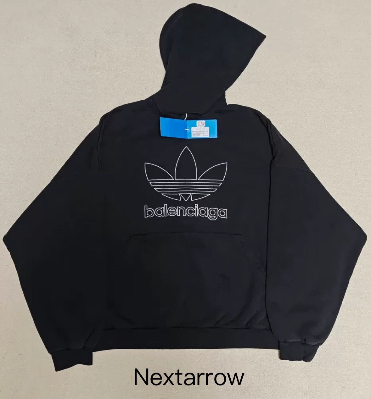 Balenciaga Balenciaga x adidas23ss fashion logo hooded sweatshirt Size US M / EU 48-50 / 2 - 1 Thumbnail