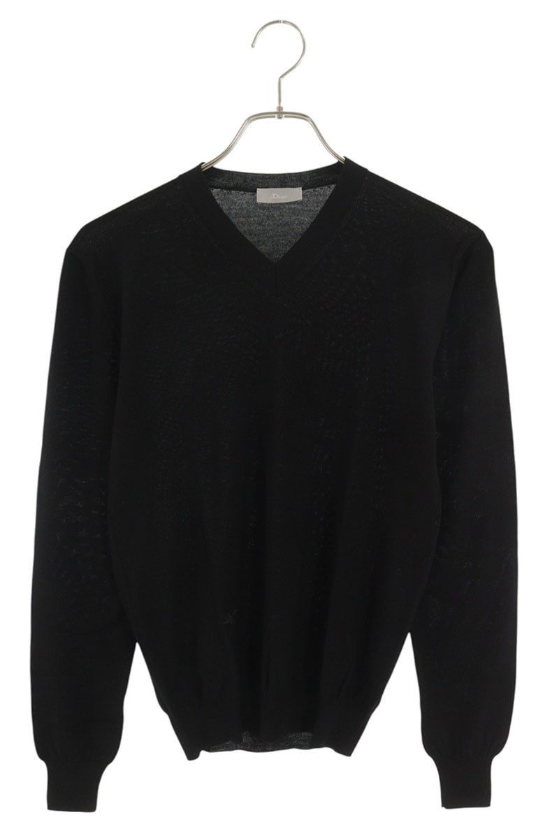 Dior Dior Homme AW05 Distressed V-Neck Knit | Grailed