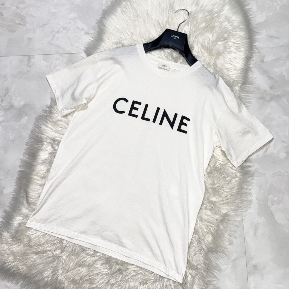 Celine Authentic Good Condition Celine Loose Fit Logo T-Shirt XS Size US XS / EU 42 / 0 - 4 Thumbnail