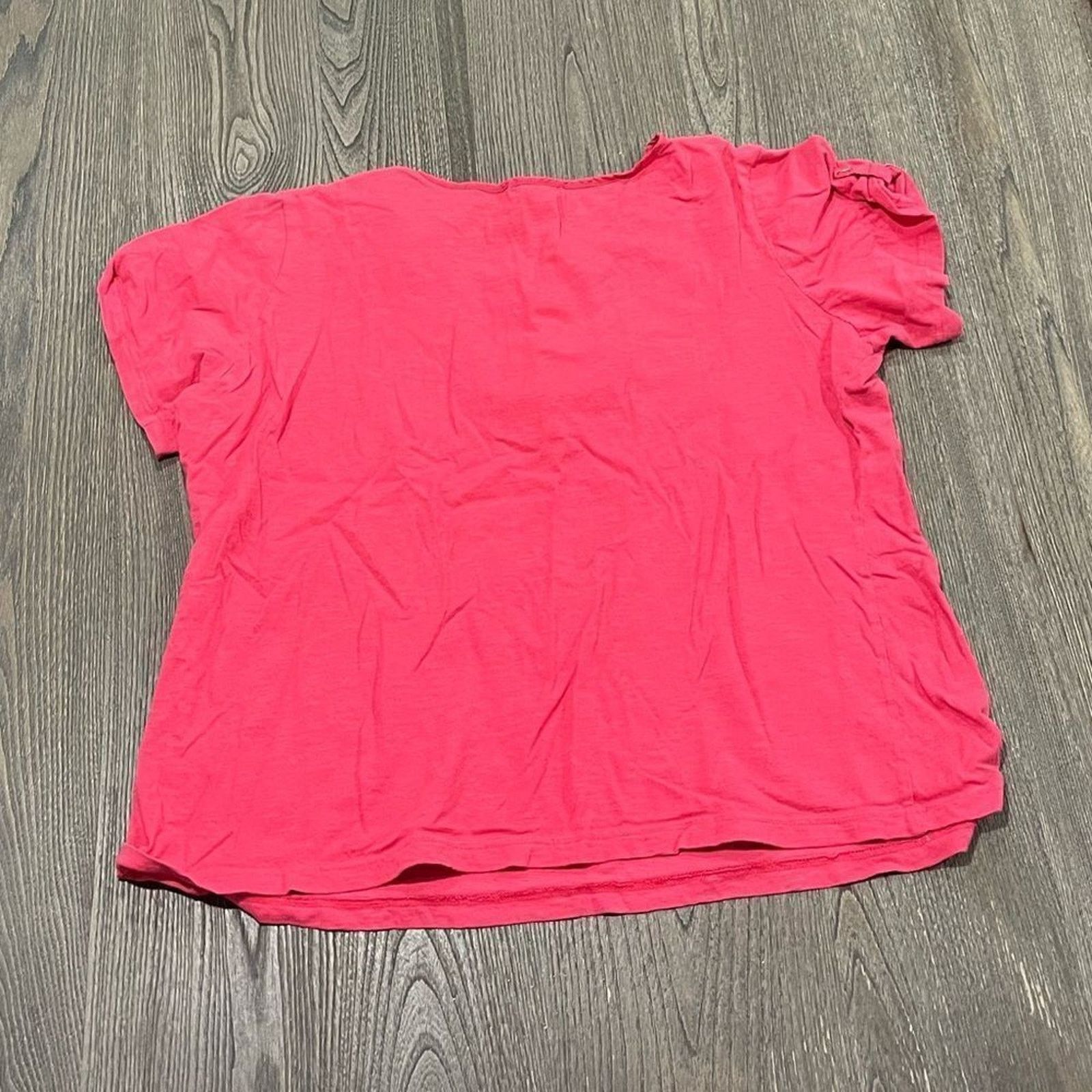 Vintage Brit & Bridle Pink Cotton Embroidered Shirt Size 1X Size XL / US 12-14 / IT 48-50 - 3 Thumbnail