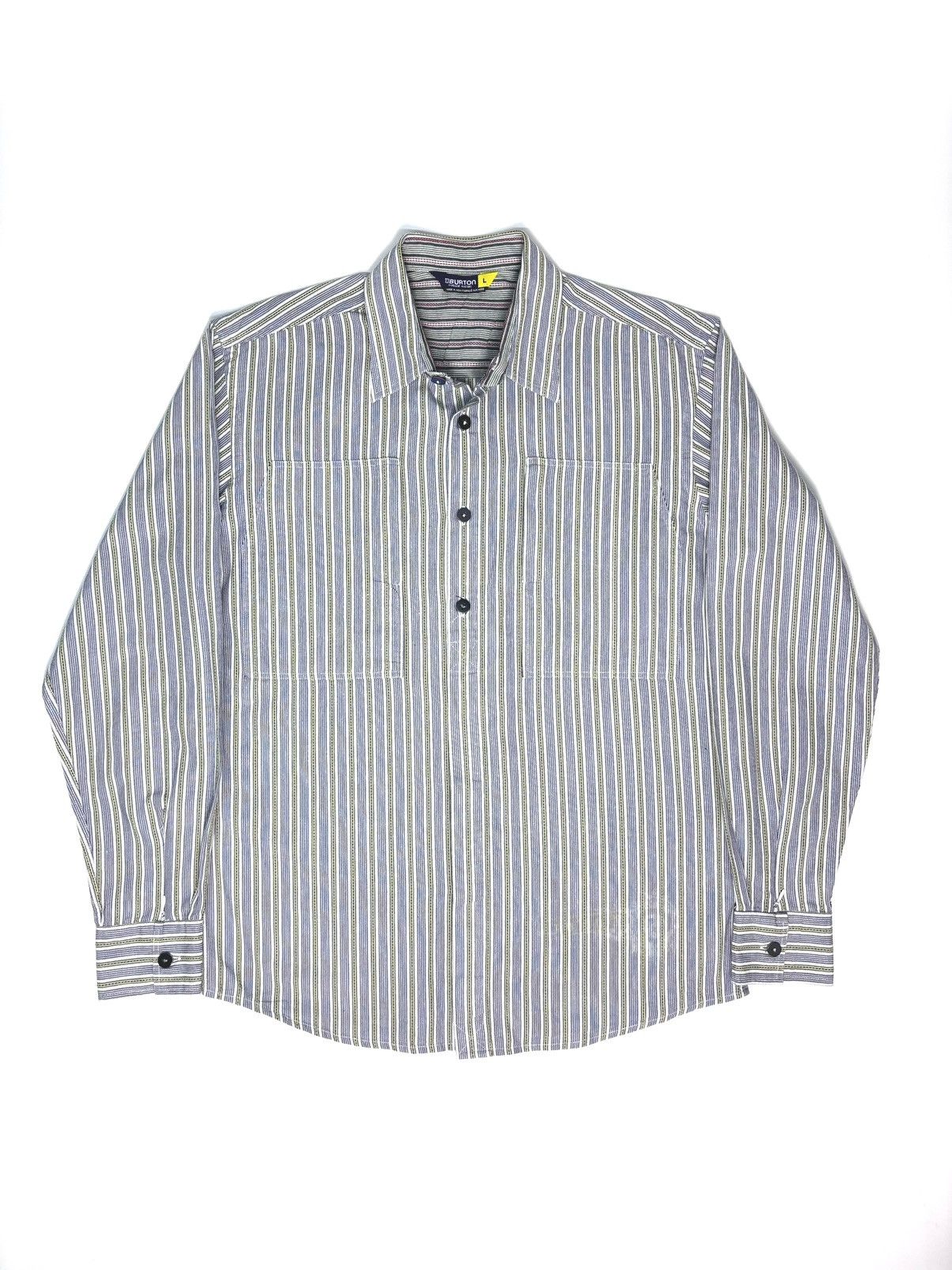 Burton Burton Dotted/Striped Button Up Size US L / EU 52-54 / 3 - 2 Thumbnail