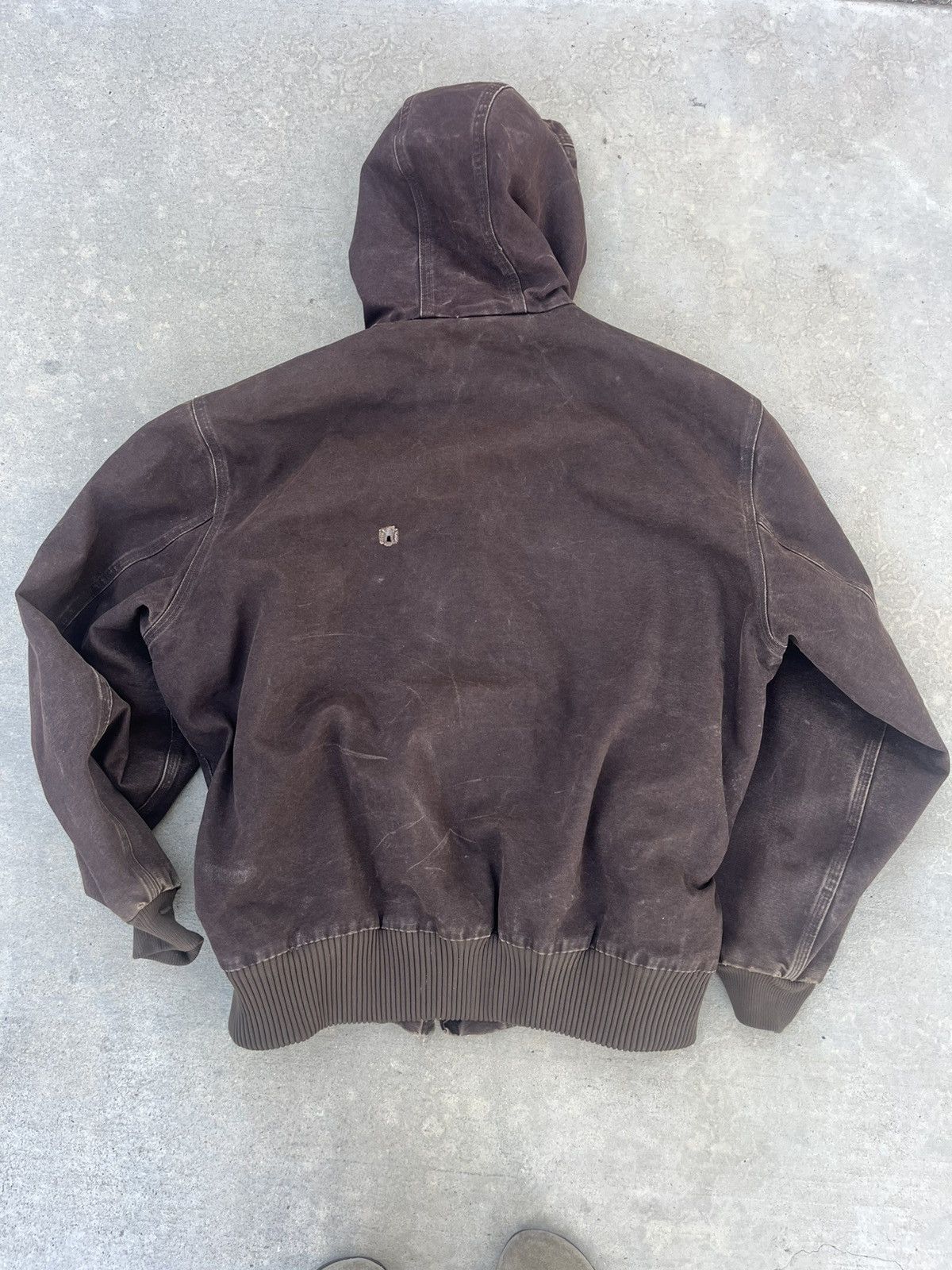 Carhartt Brown Carhartt Jacket Hooded Size US XL / EU 56 / 4 - 2 Thumbnail
