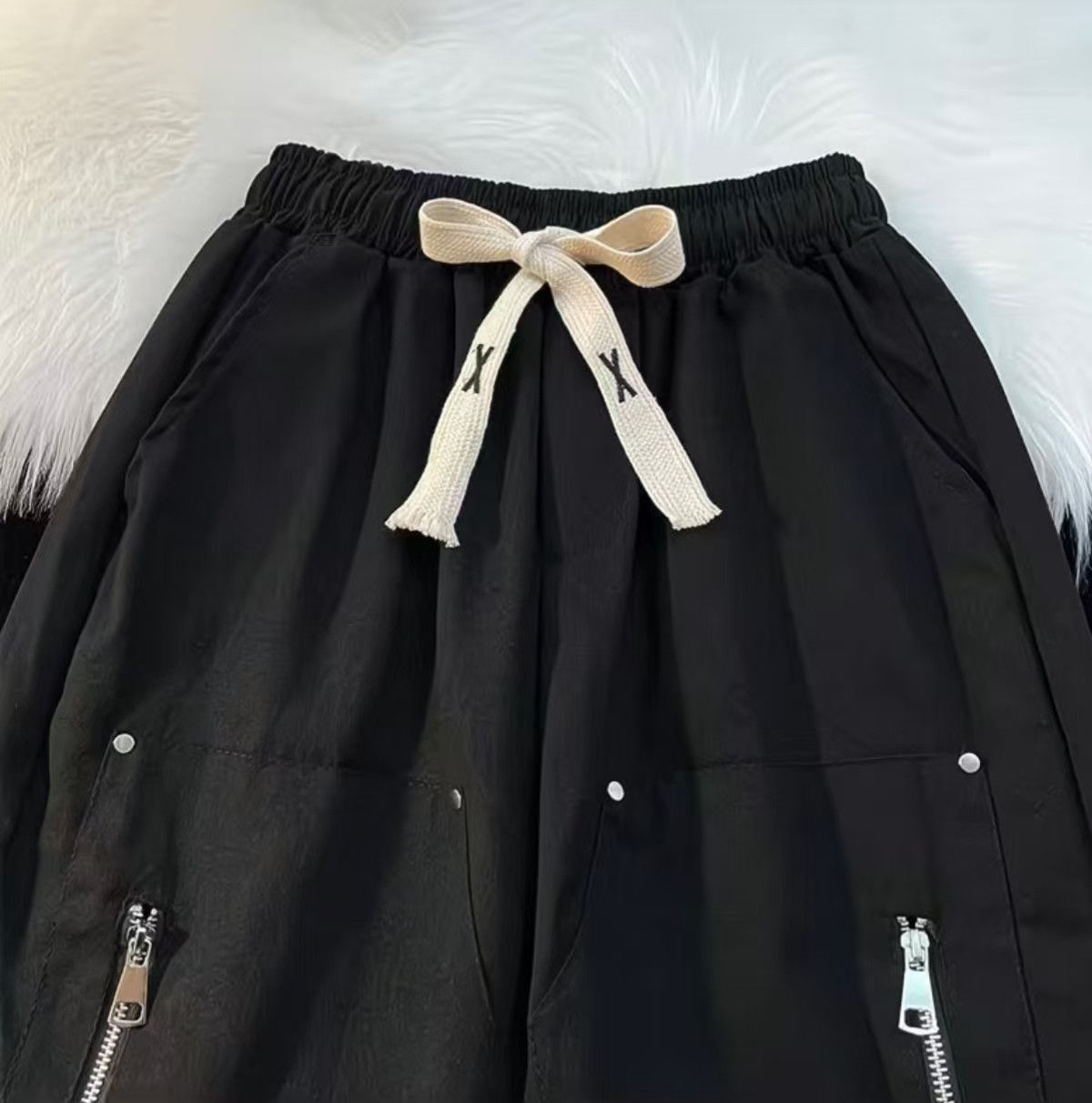 Vintage Drawstring Cargo Streetwear Size US 32 / EU 48 - 2 Thumbnail