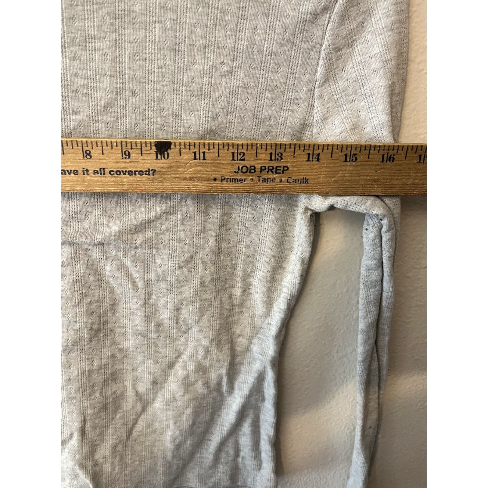H&M H&M Women's Casual Long Sleeve Pullover Sweater, Size M, Light Gray, Ribbed Fitted, Slim Fit Size M / US 6-8 / IT 42-44 - 5 Thumbnail