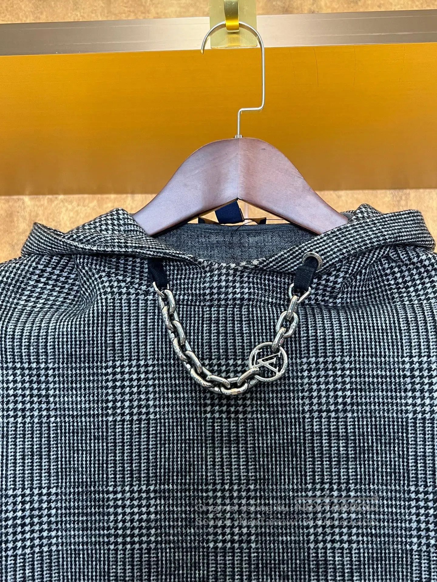 Louis Vuitton Louis Vuitton Americas Cup Houndstooth Chain Wool Hoodie| Size US L / EU 52-54 / 3 - 3 Thumbnail