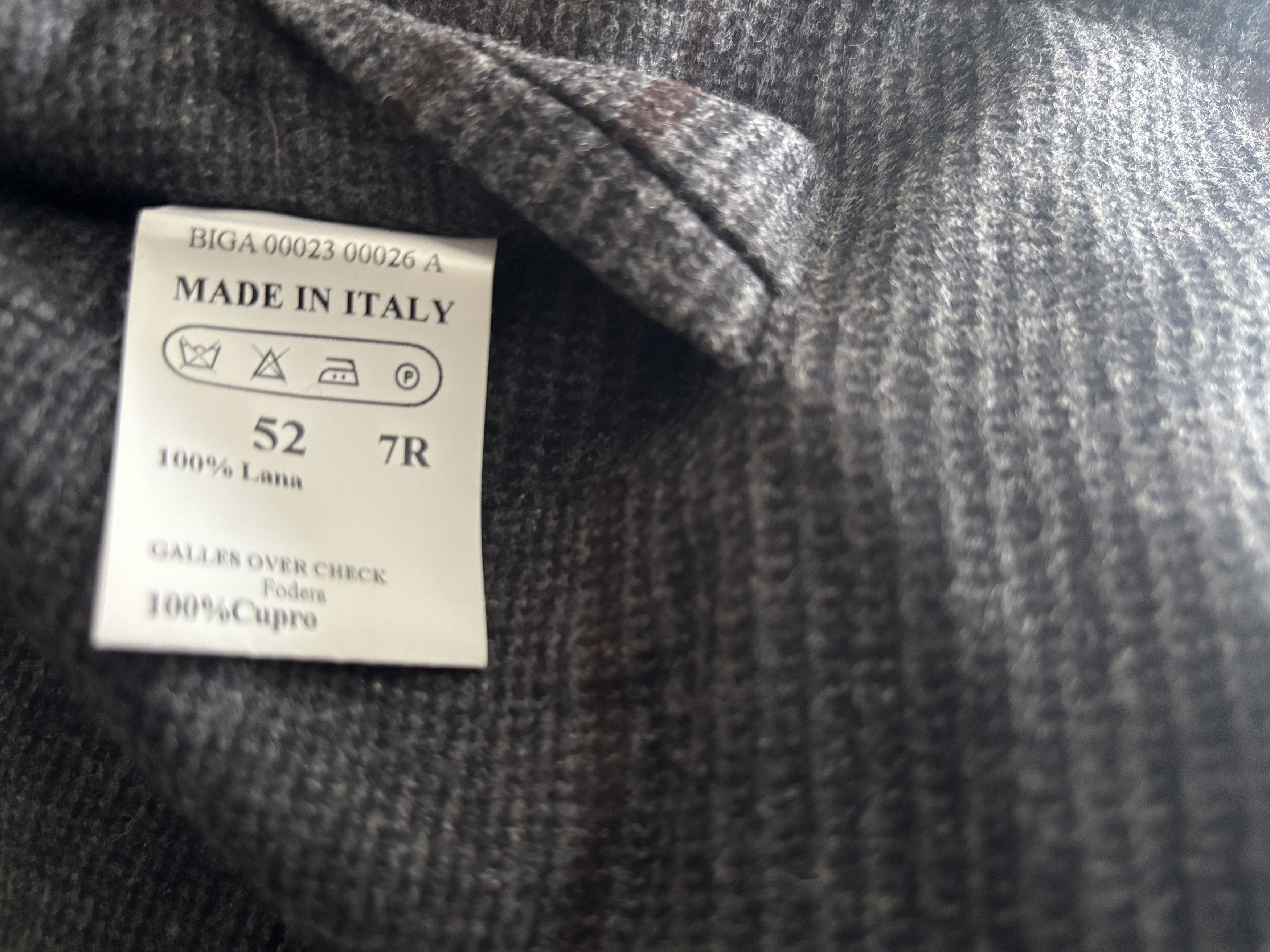 Eidos Napoli $1800 3 roll 2 Unlined Prince of Wales Check Sport Coat Size 42R - 11 Thumbnail