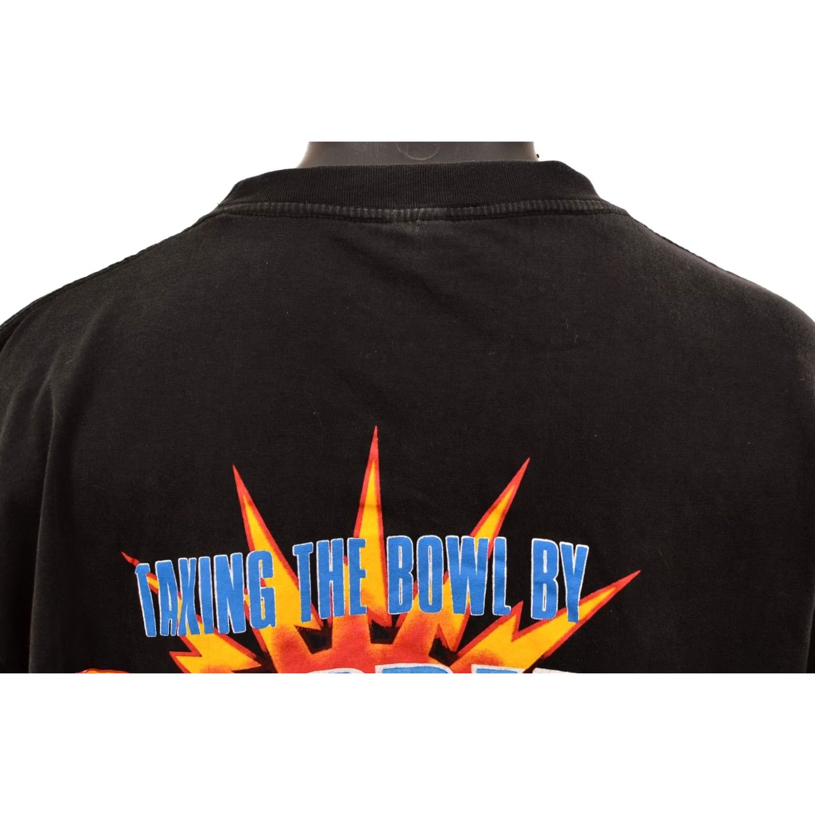 Vintage Thunder Taking The Bowl By Storm 1991 Vintage Graphic T-Shirt Tee L Black Mens T-Shirt Size US L / EU 52-54 / 3 - 7 Thumbnail