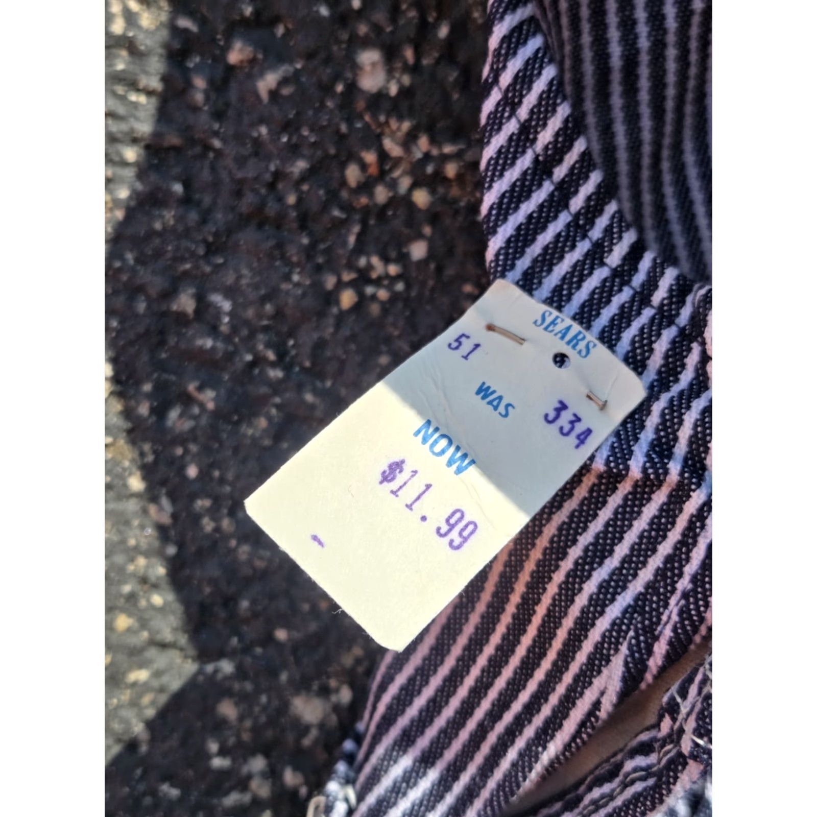 Sears VINTAGE Sears TOUGHSKINS Overalls Carpenter Denim Blue & White Striped 42X30 Mens 90s USA Made Size US 42 / EU 58 - 3 Thumbnail