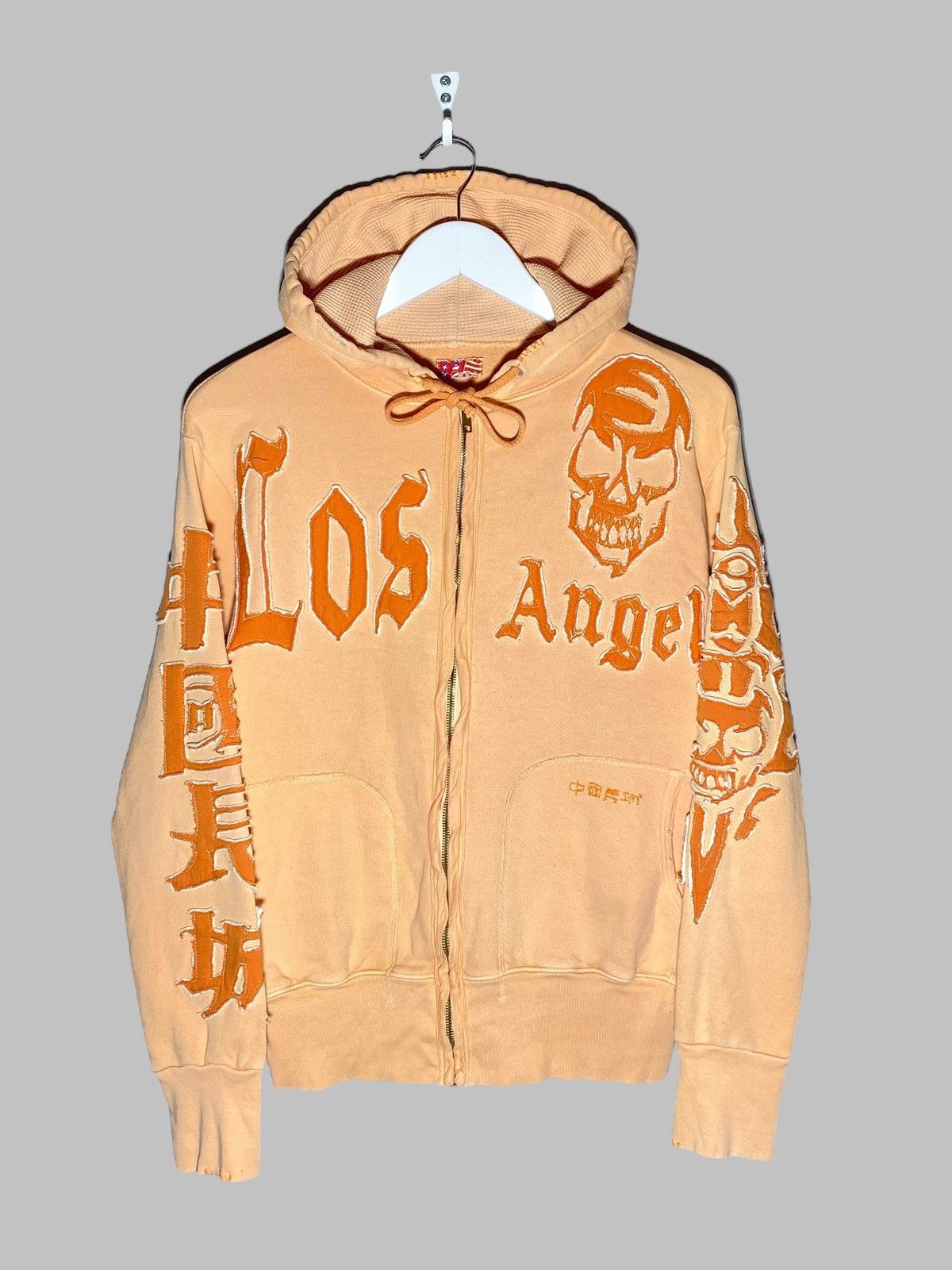 The Great China Wall The Great China Wall Los Angeles Skull Y2k Zip Hoodie Size US S / EU 44-46 / 1 - 1 Thumbnail