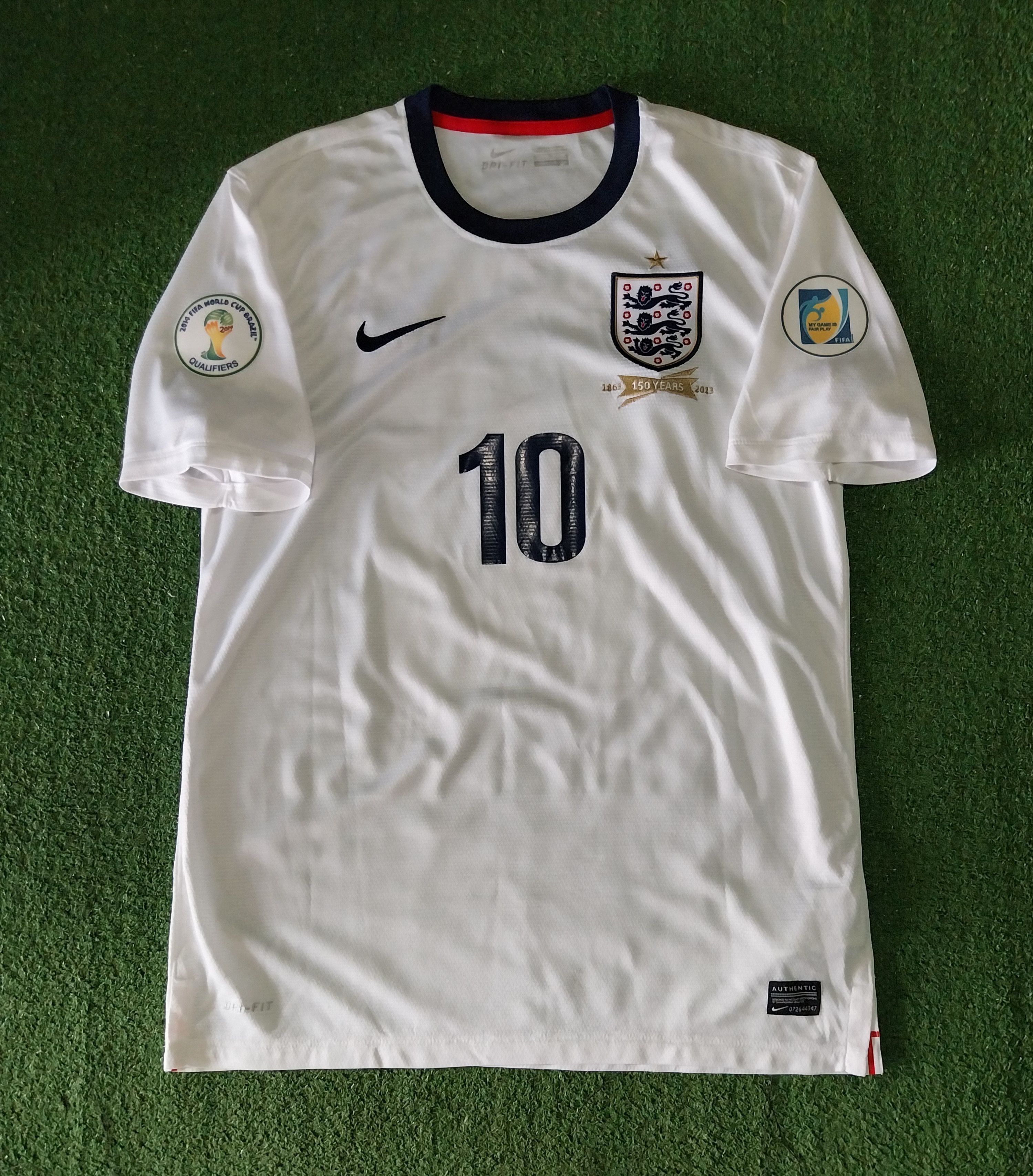 England home 2012/2013 wayne rooney jersey football