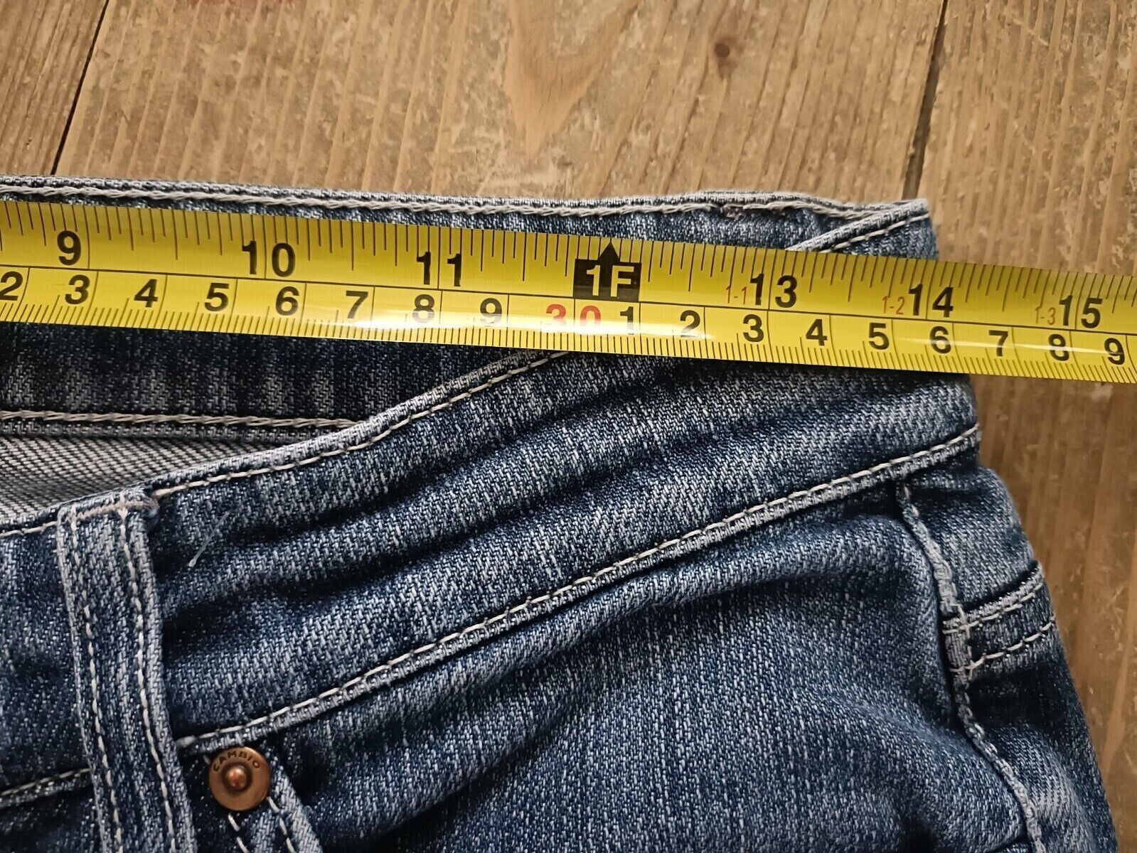 Vintage Cambio women's jeans denim blue size M trousers sk2411 Size 28" / US 6 / IT 42 - 7 Thumbnail
