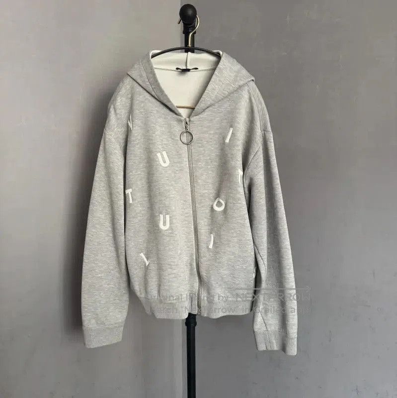 Louis Vuitton Louis Vuitton Gray Cotton XL Women's Hoodie . Size XL / US 12-14 / IT 48-50 - 1 Thumbnail